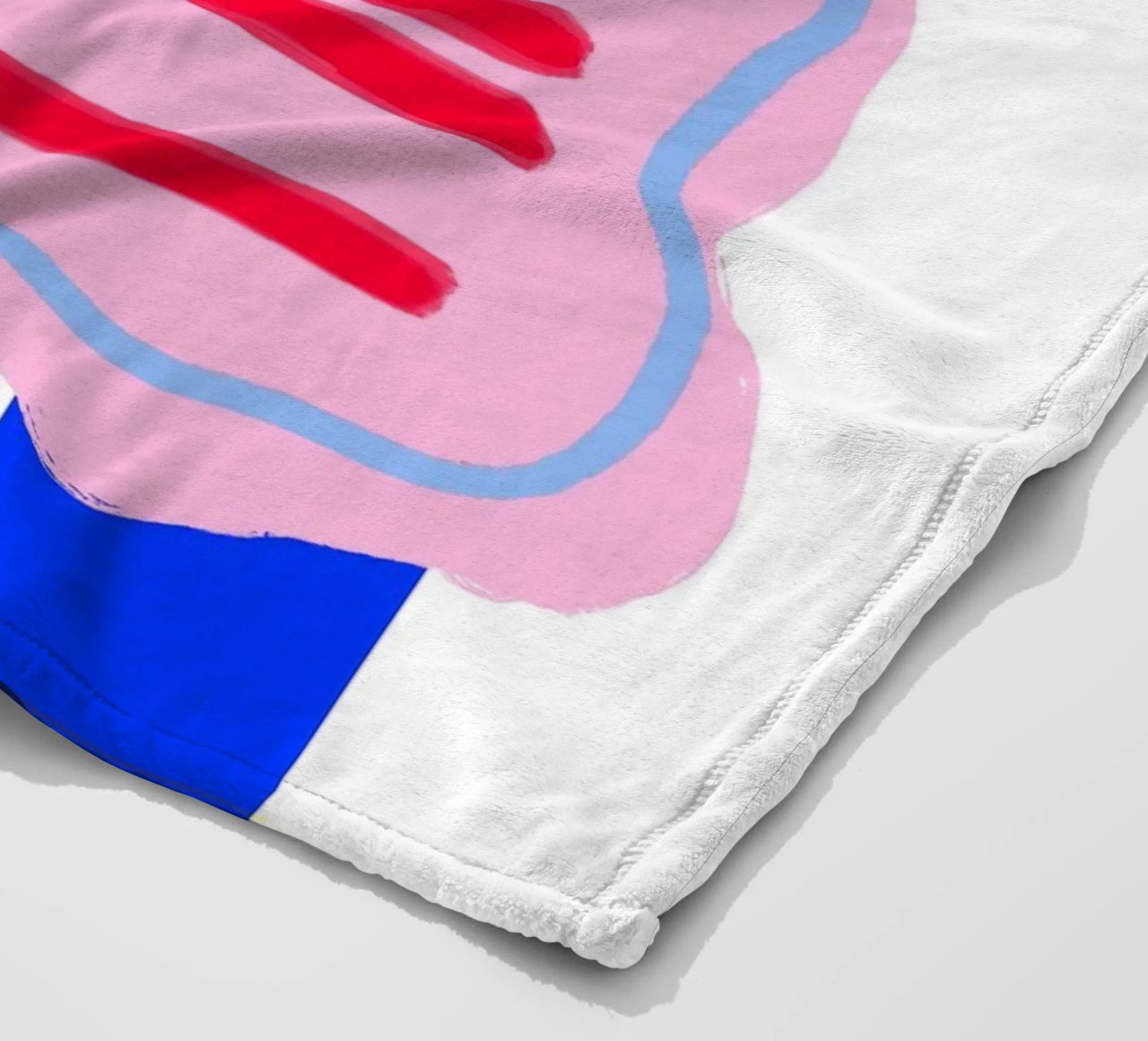 Amore stripes fleecedeken van Hej Ibiza by Ute Arnold