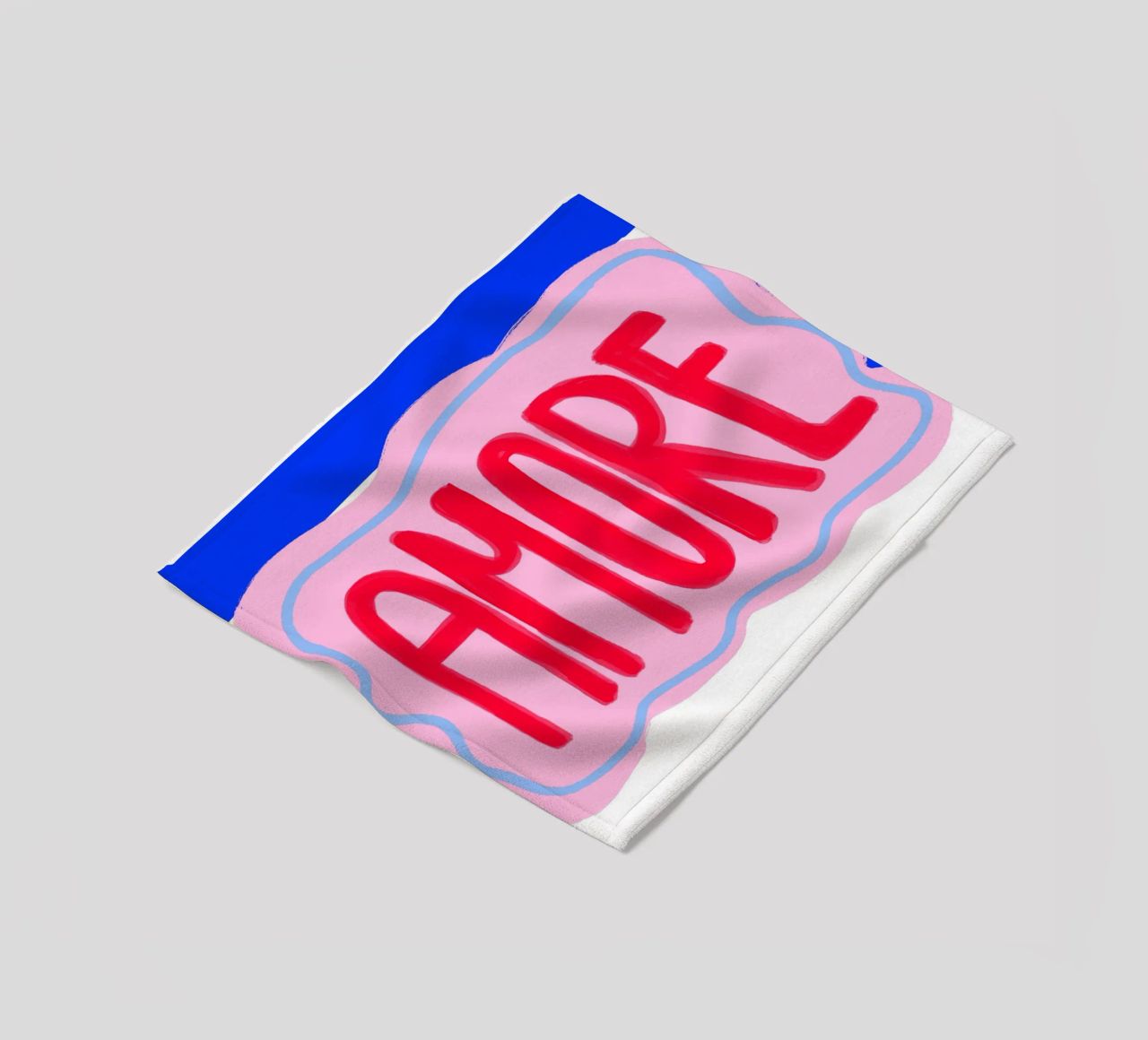 Amore stripes fleecedeken van Hej Ibiza by Ute Arnold
