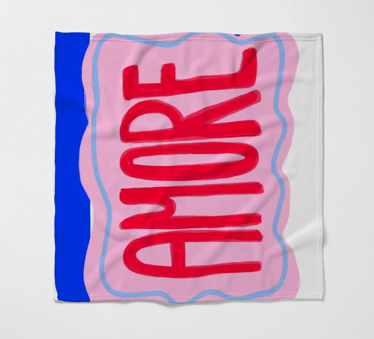 Amore stripes coperta in pile da Hej Ibiza by Ute Arnold
