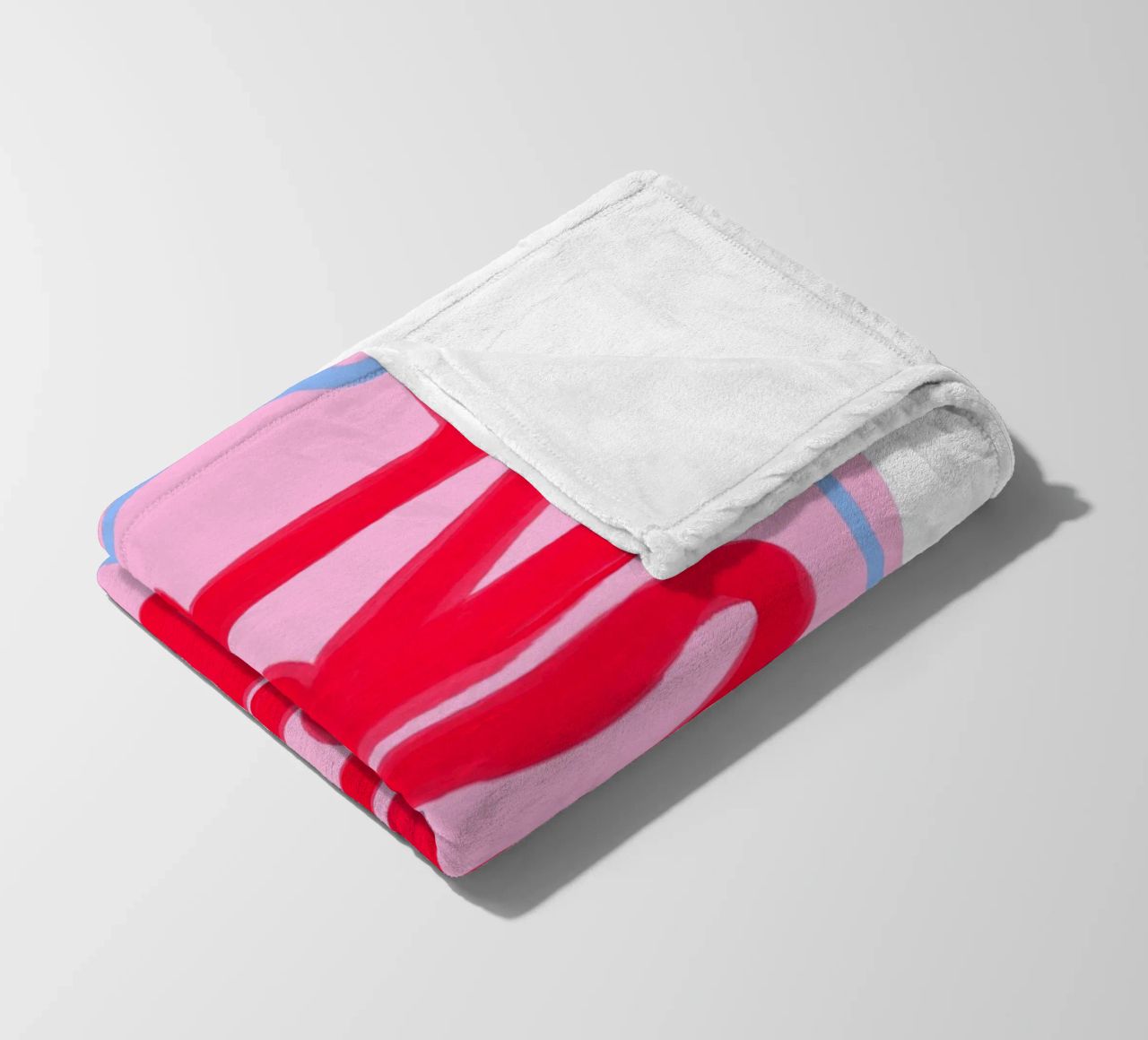 Amore stripes fleecedeken van Hej Ibiza by Ute Arnold