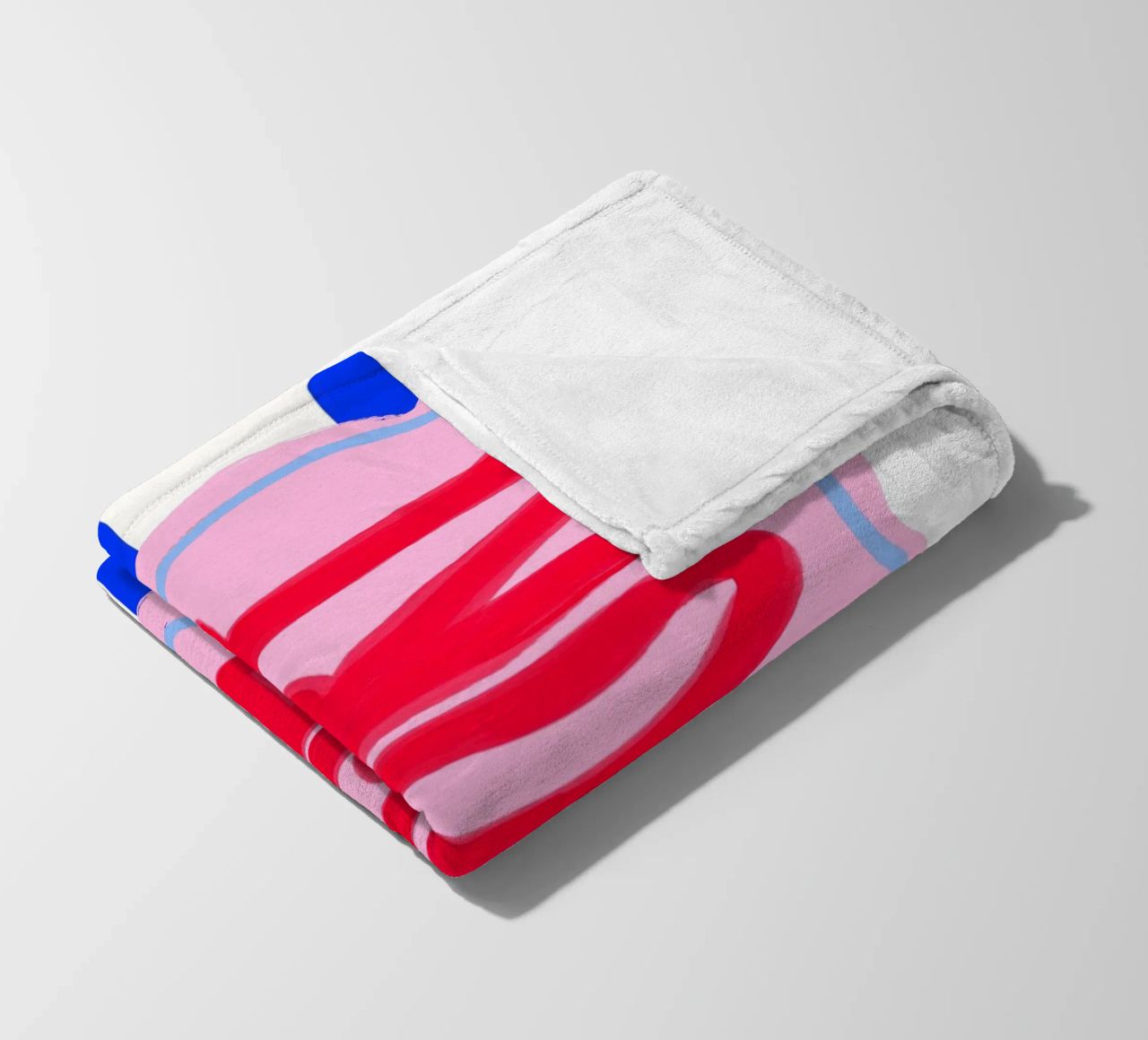 Amore stripes fleecedeken van Hej Ibiza by Ute Arnold