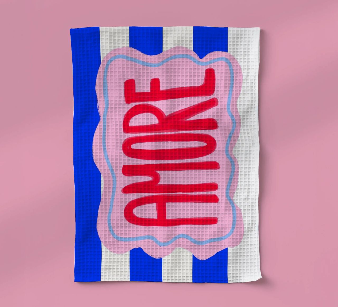 Amore stripes canovaccio da cucina da Hej Ibiza by Ute Arnold