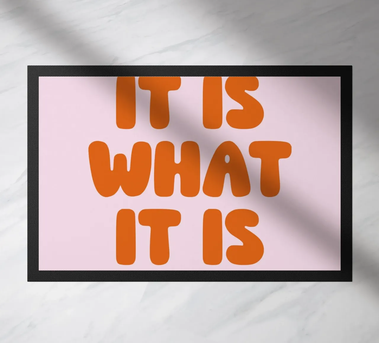 It Is What It Is, Minimal Quote, Modern Typography zerbino da EverLuvv Studio