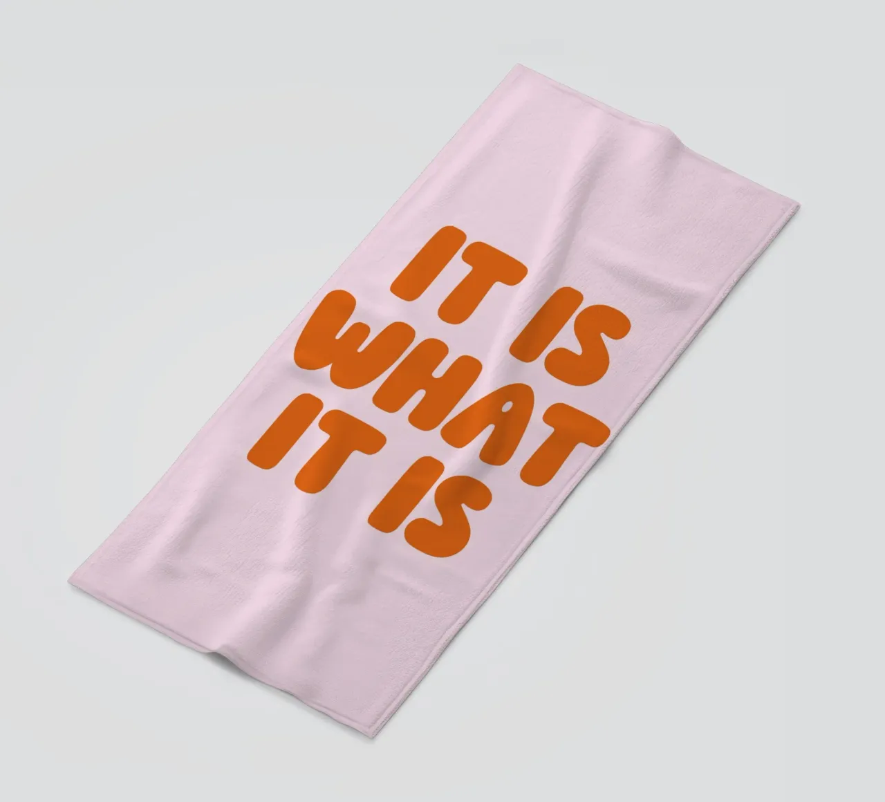 It Is What It Is, Minimal Quote, Modern Typography telo mare da EverLuvv Studio