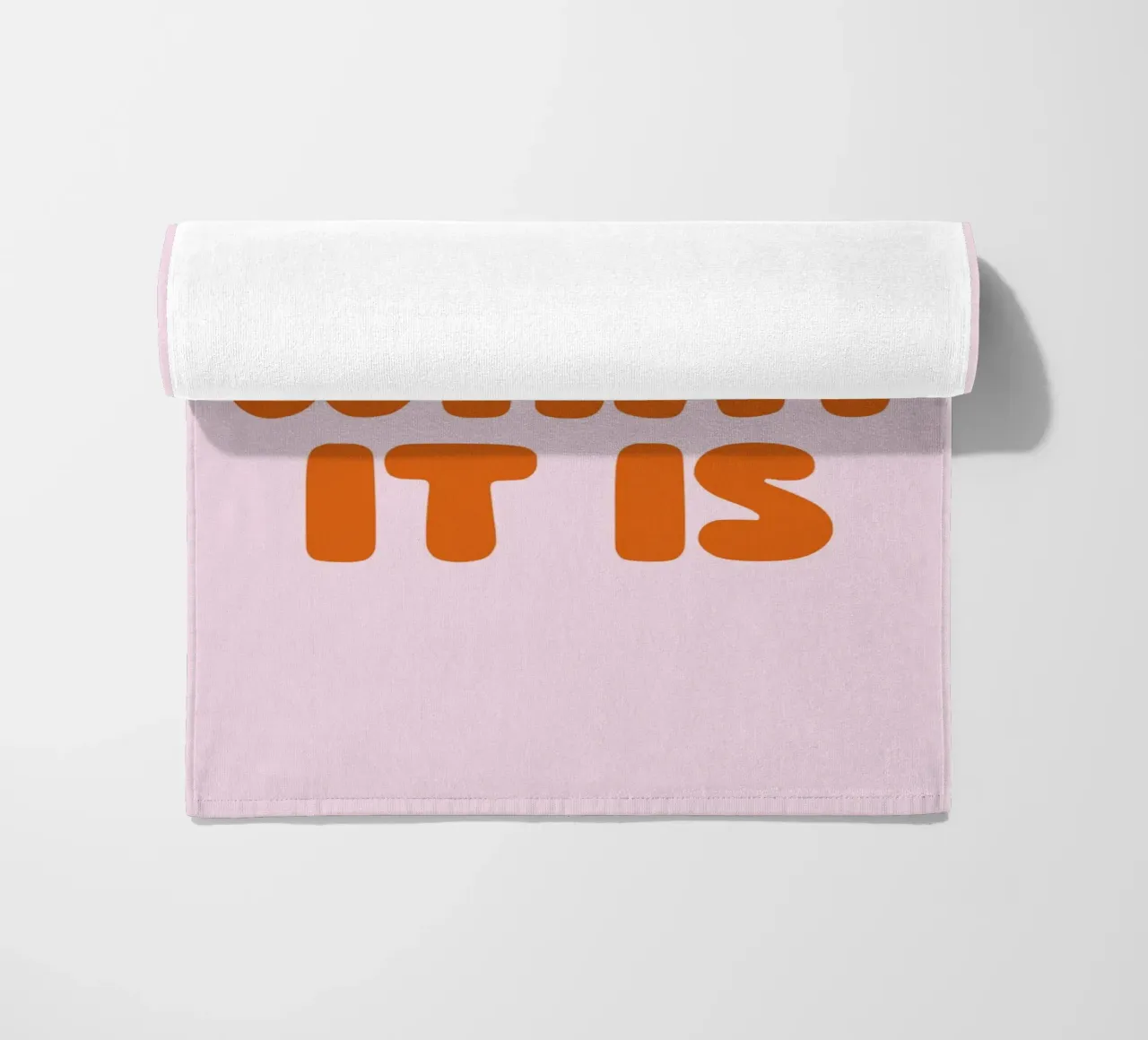 It Is What It Is, Minimal Quote, Modern Typography telo mare da EverLuvv Studio