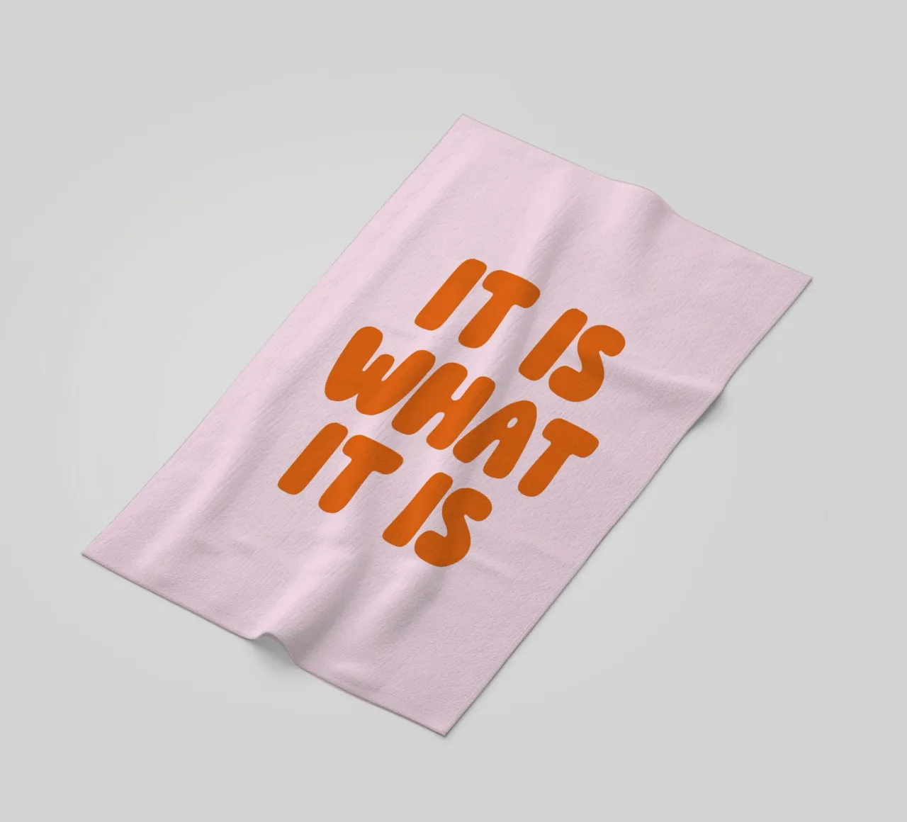 It Is What It Is, Minimal Quote, Modern Typography telo mare da EverLuvv Studio