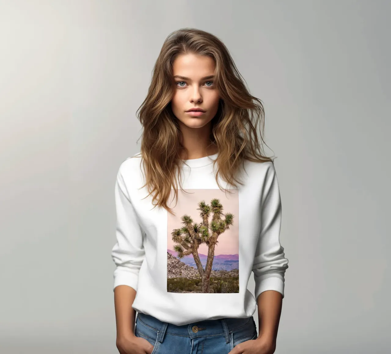 Joshua Tree Sunset Landscape felpa da stunningphotos