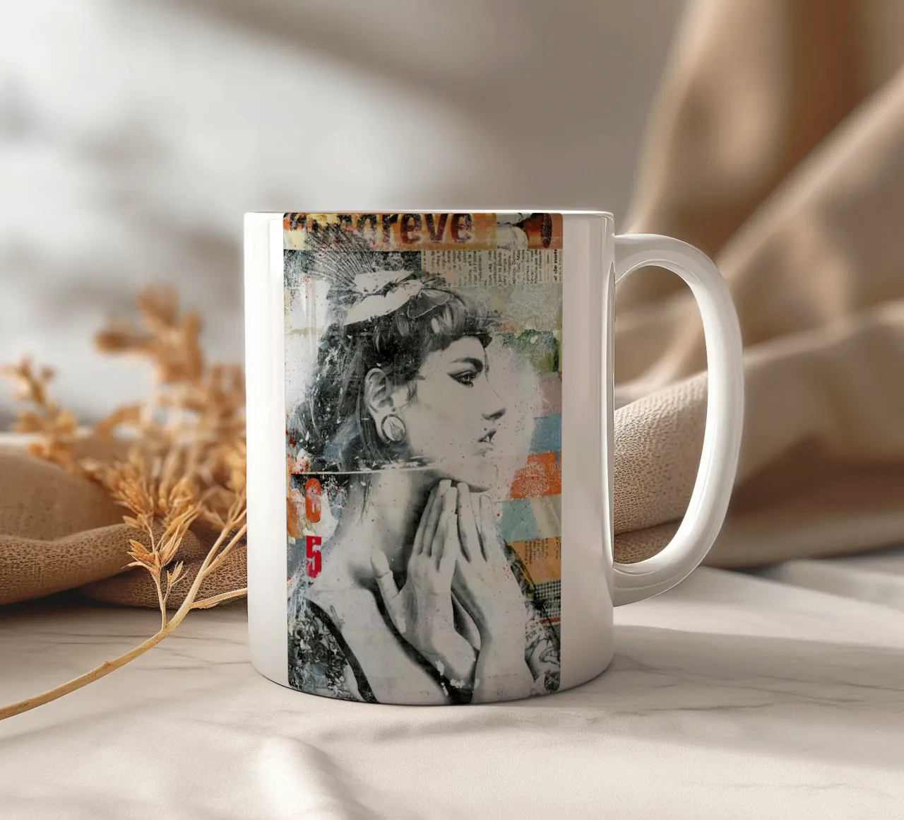 Ces belles mains tazza in ceramica da Tameo