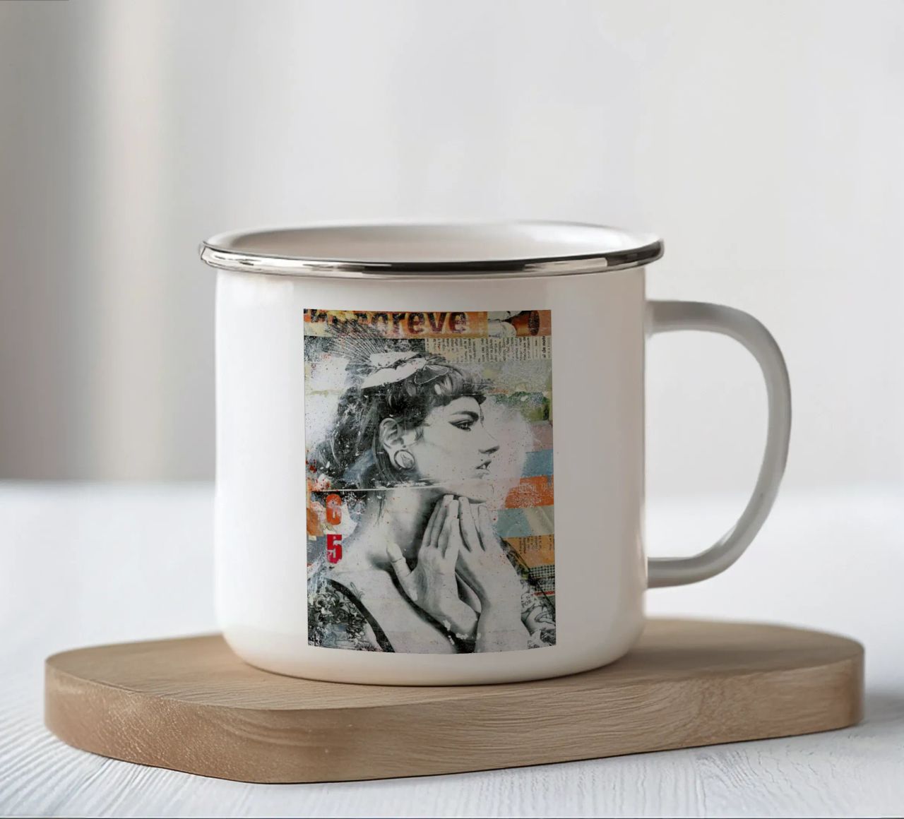 Ces belles mains tazza in smalto da Tameo