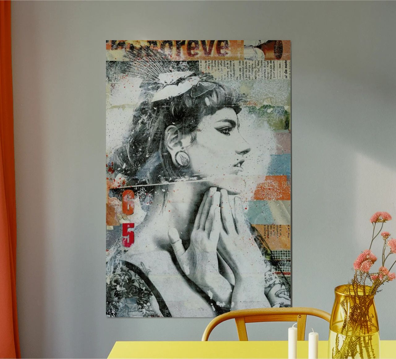 Ces belles mains poster by Tameo