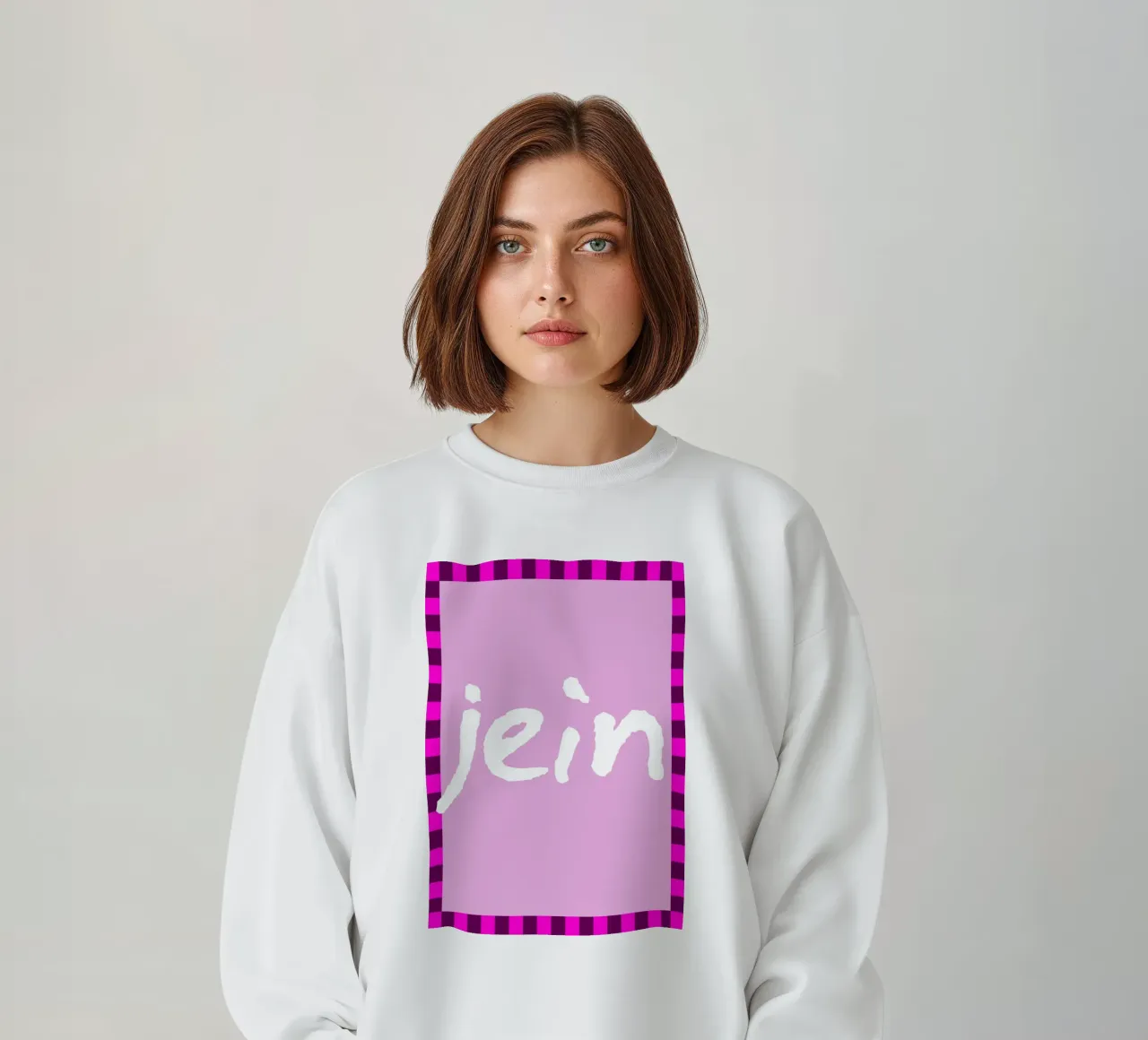 Jein (Indecisive) Typography felpa da EverLuvv Studio