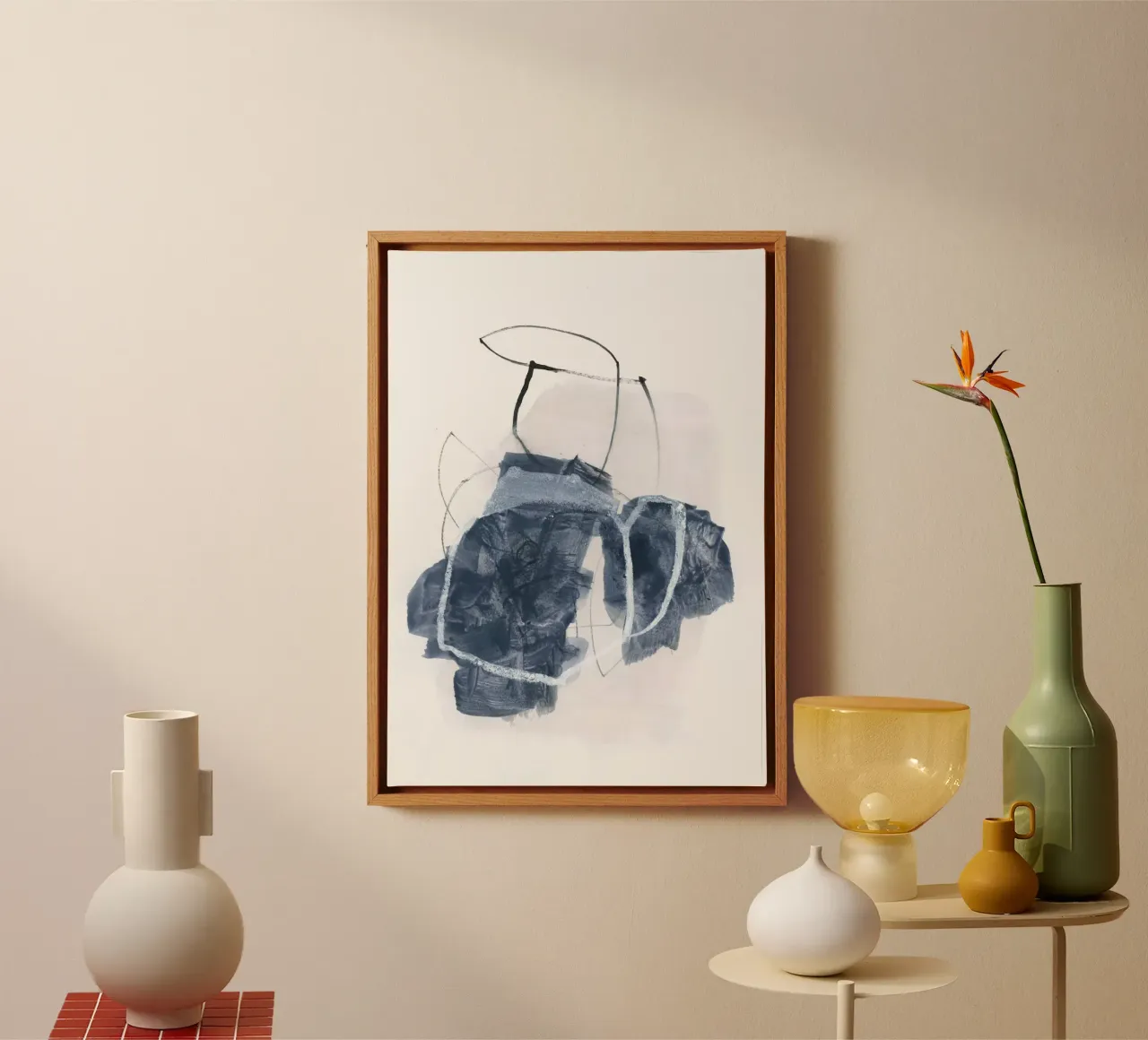 line and shape study tela da IRIS LEHNHARDT FINE ART