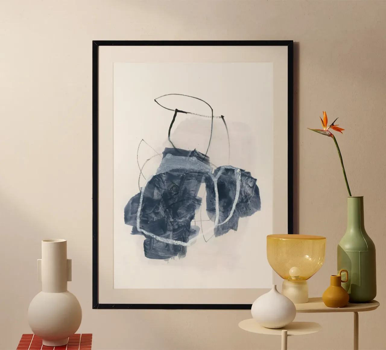 line and shape study poster da IRIS LEHNHARDT FINE ART