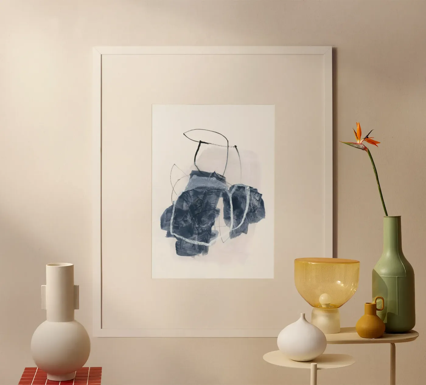 line and shape study Poster von IRIS LEHNHARDT FINE ART