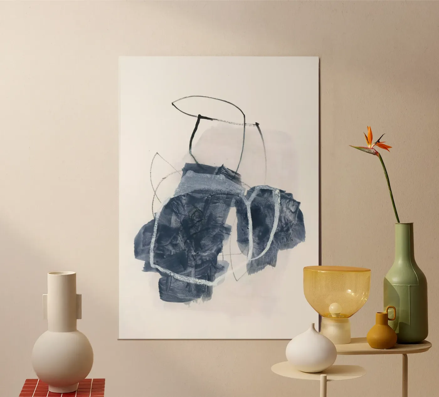 line and shape study Poster von IRIS LEHNHARDT FINE ART