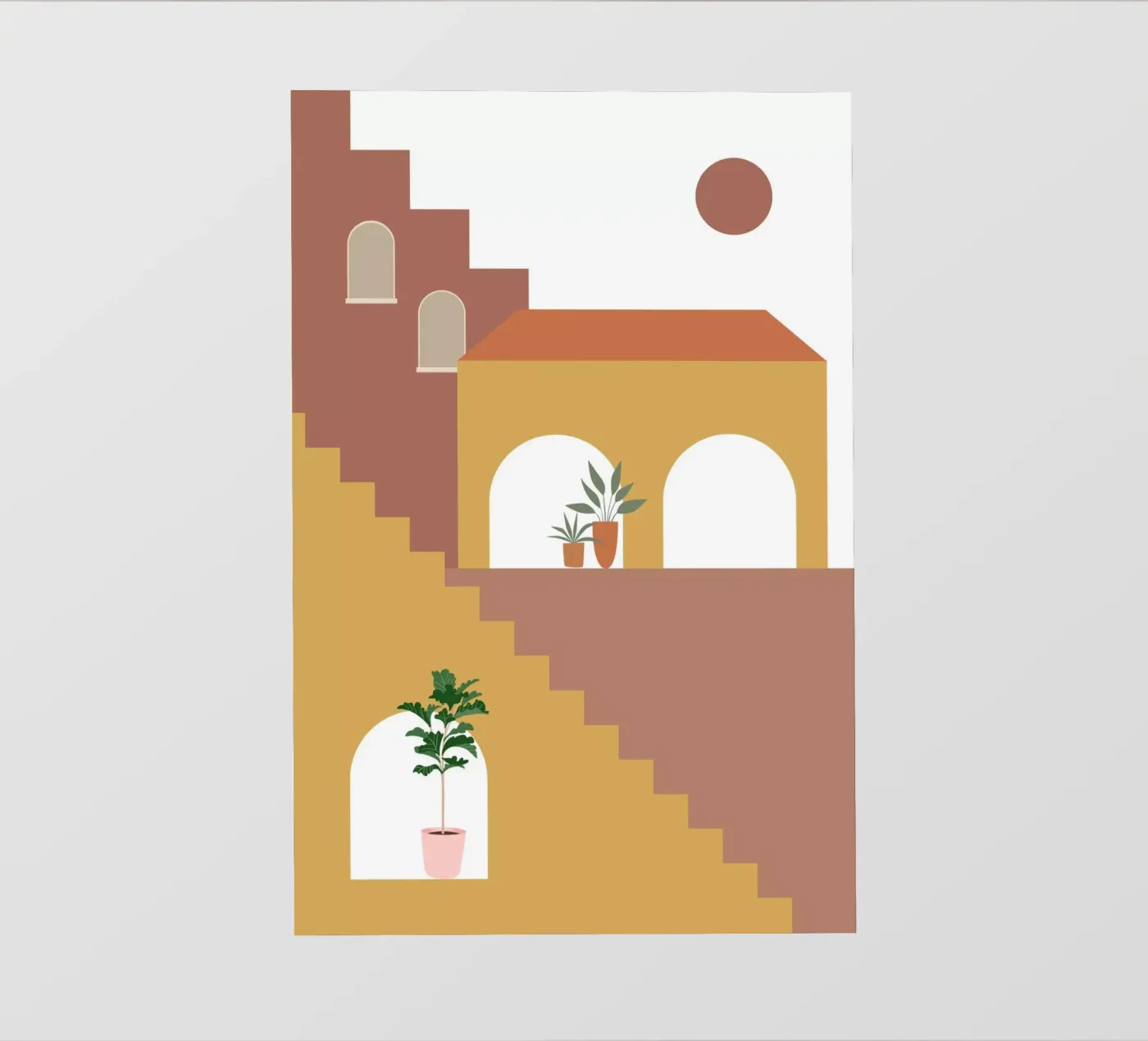 Boho backlit film by DesignArt