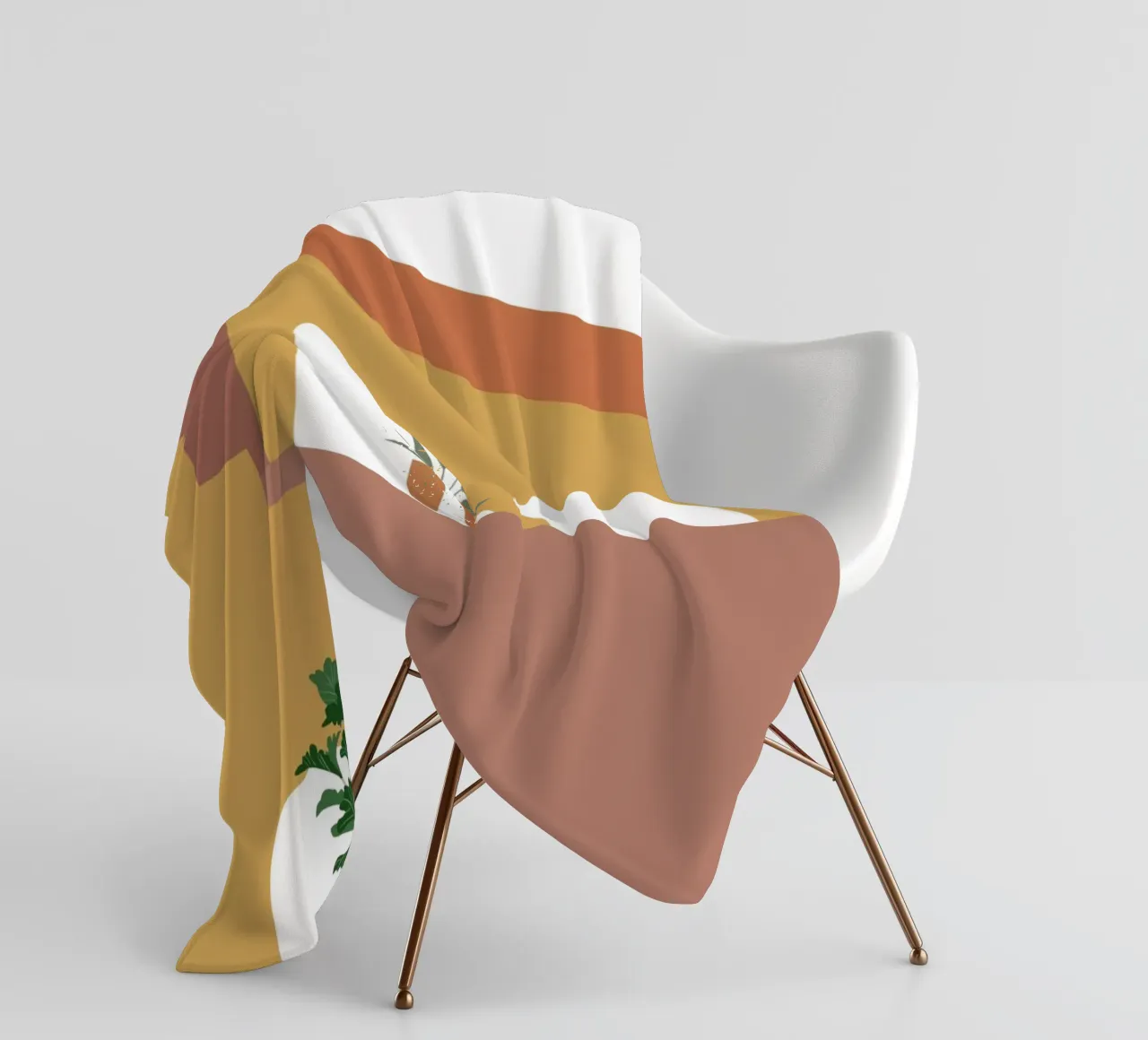 Boho coperta in pile da DesignArt