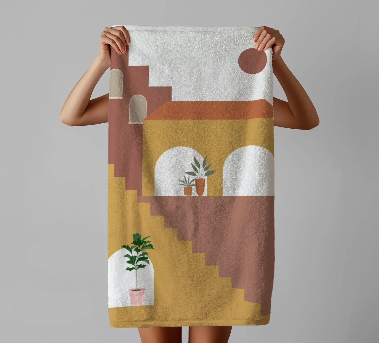 Boho asciugamano da bagno da DesignArt