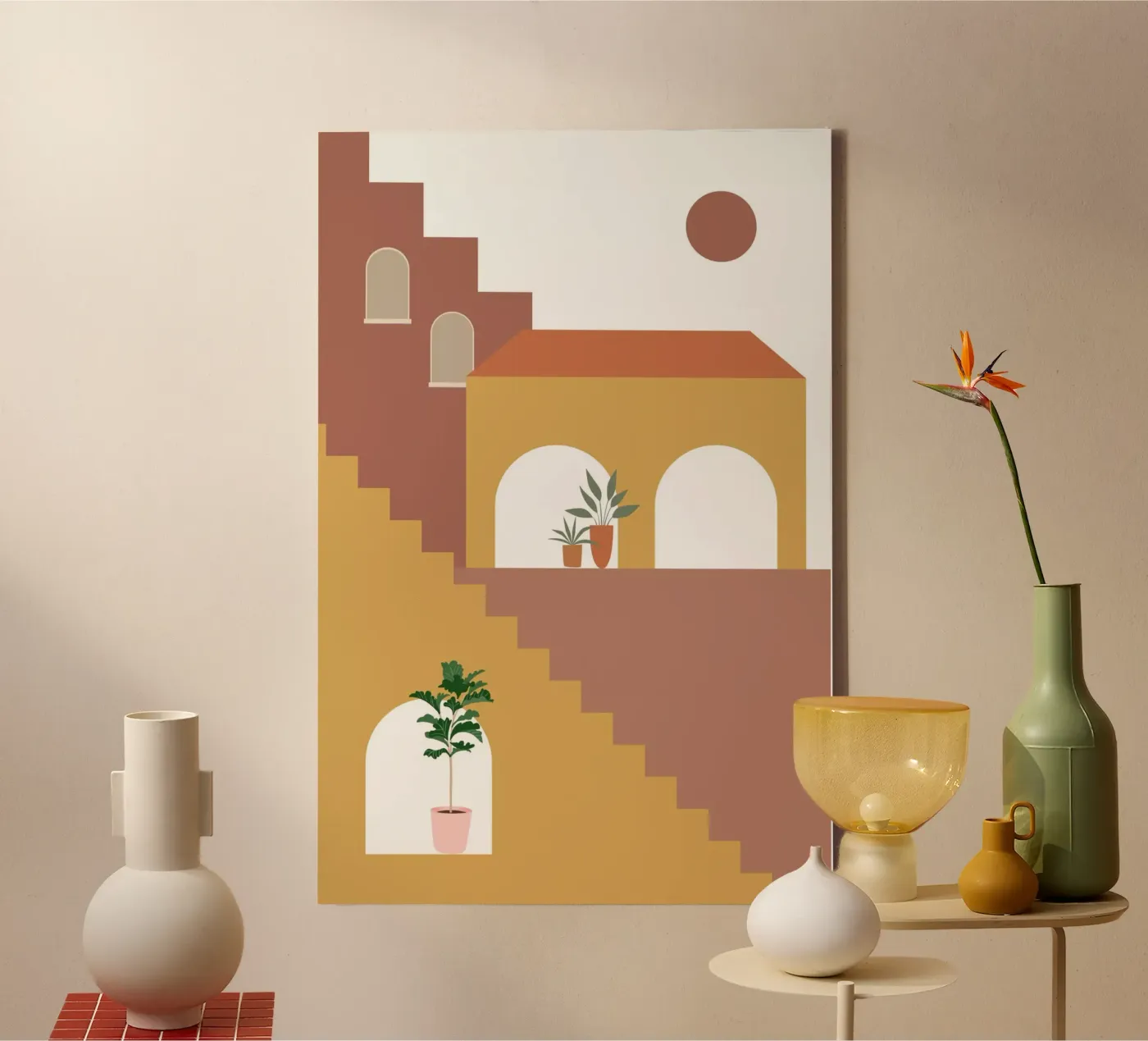 Boho canvas van DesignArt