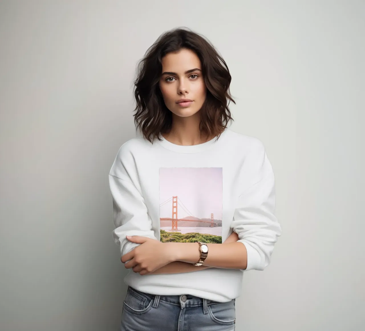 Golden Gate Bridge sweatshirt by patiphotography