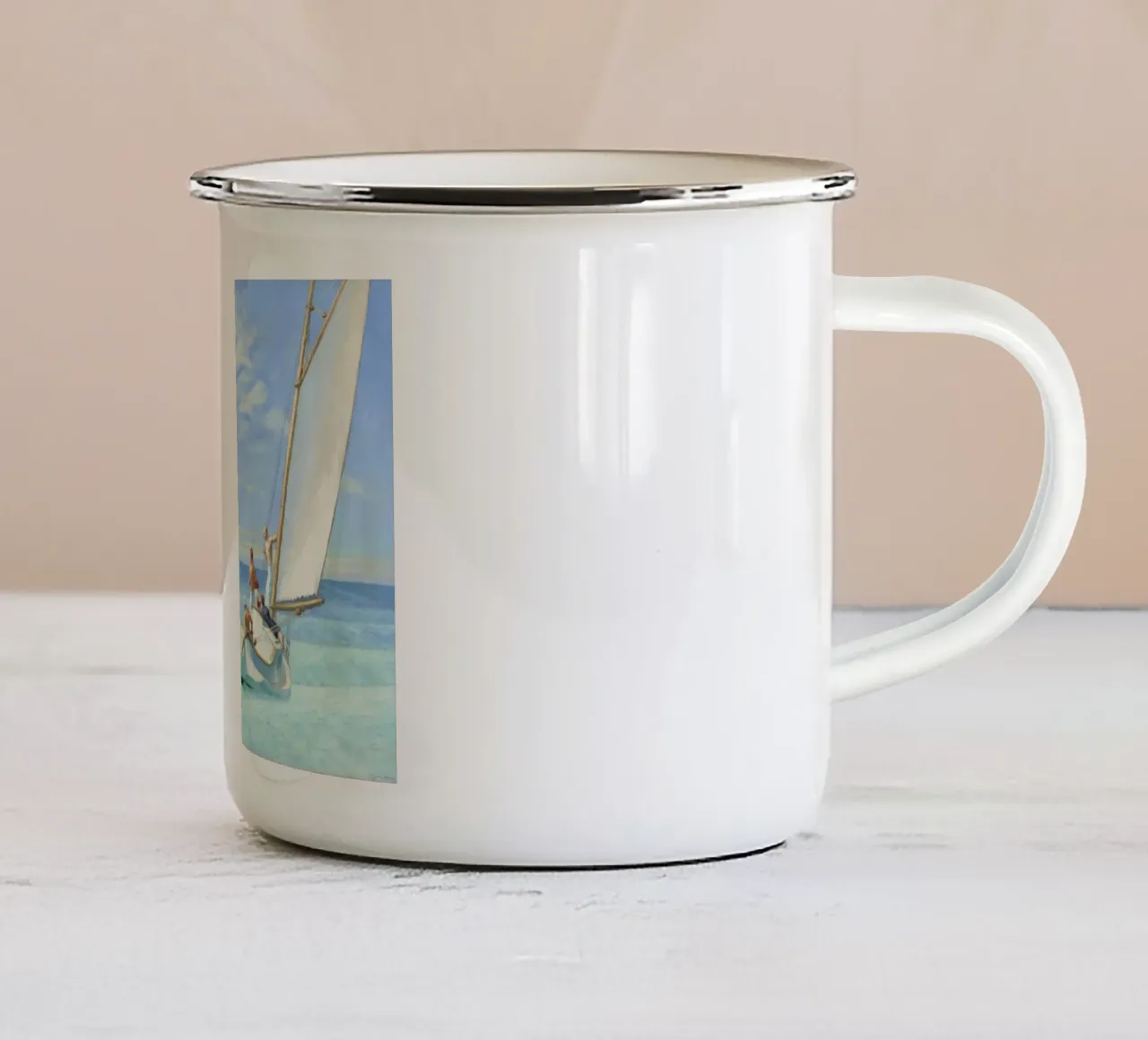 Edward Hopper Ground Swell 1939 tazza in smalto da 100 masterpieces