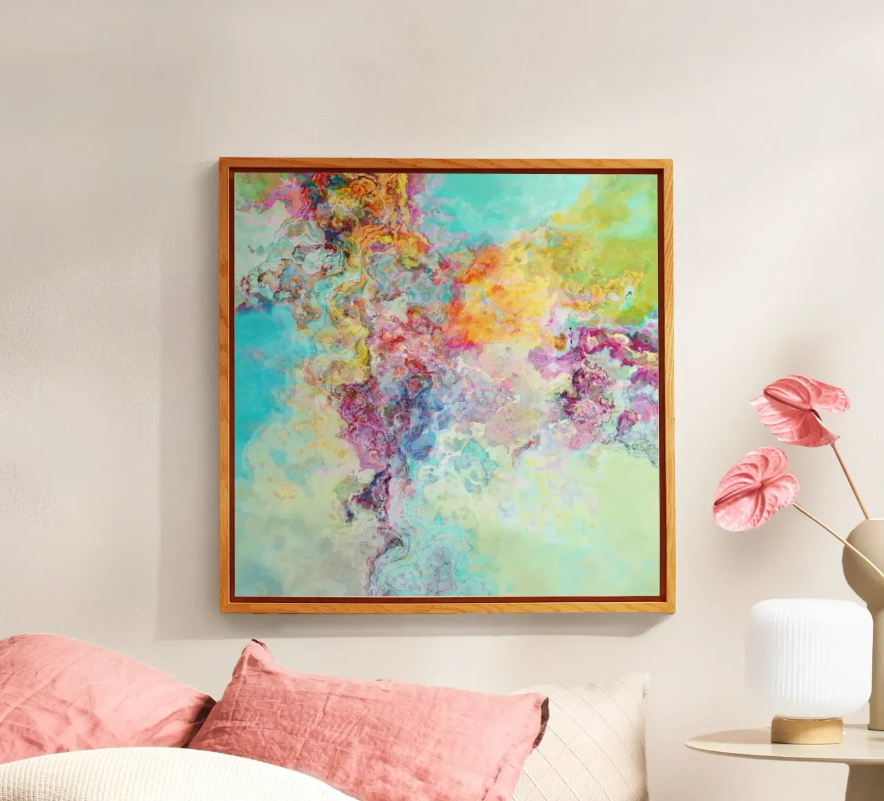 HINT acrylic glass by shellybremmerabstract