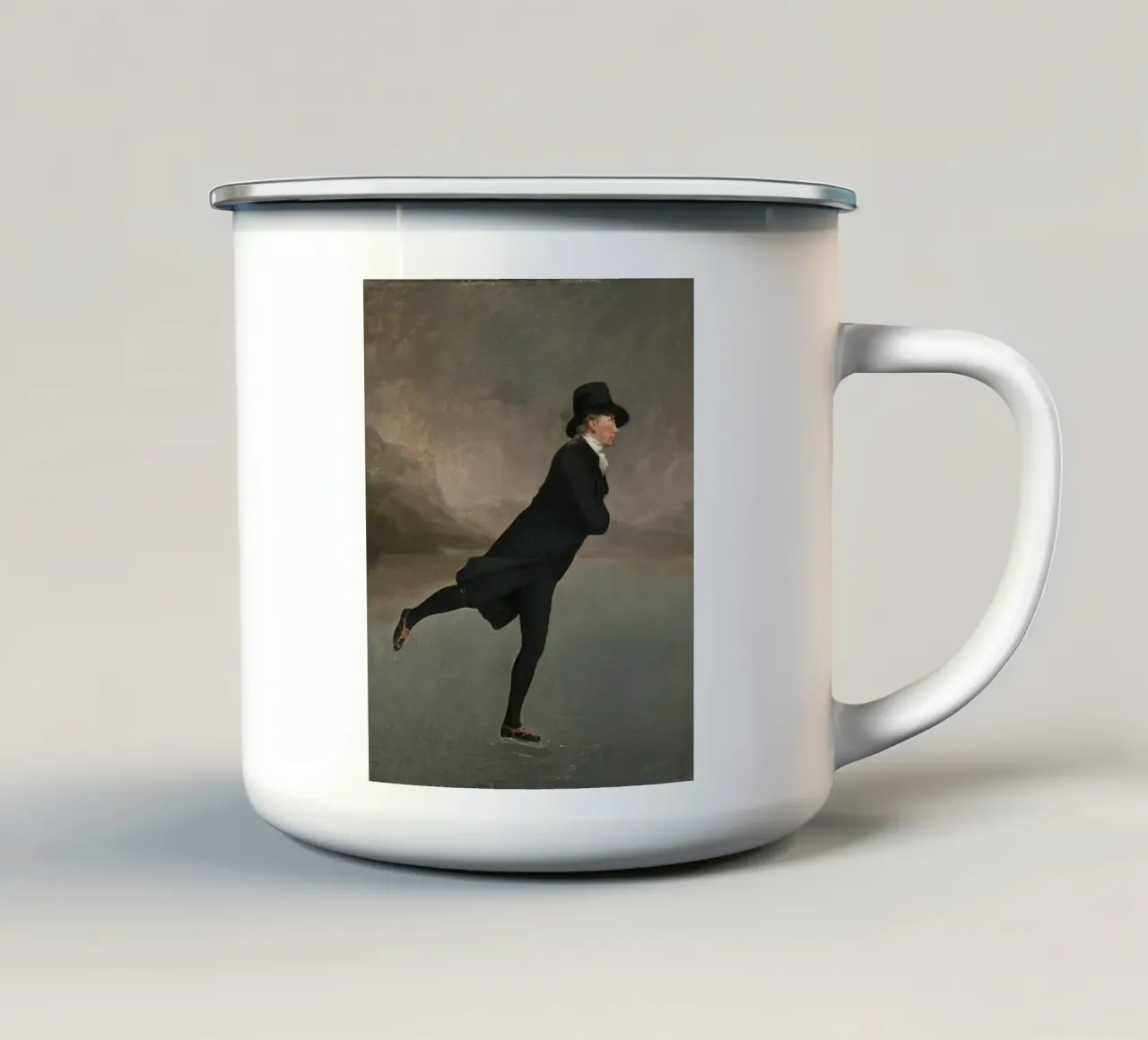 Henry Raeburn Il reverendo Robert Walker tazza in smalto da 100 masterpieces