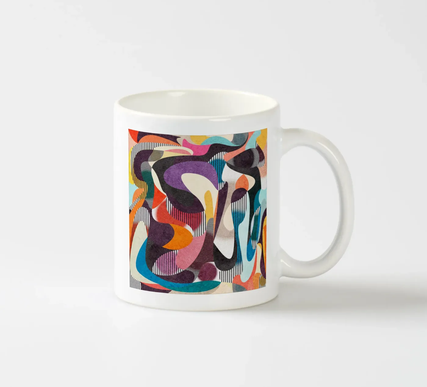 Mesmerized ceramic mug by Lines Inside
