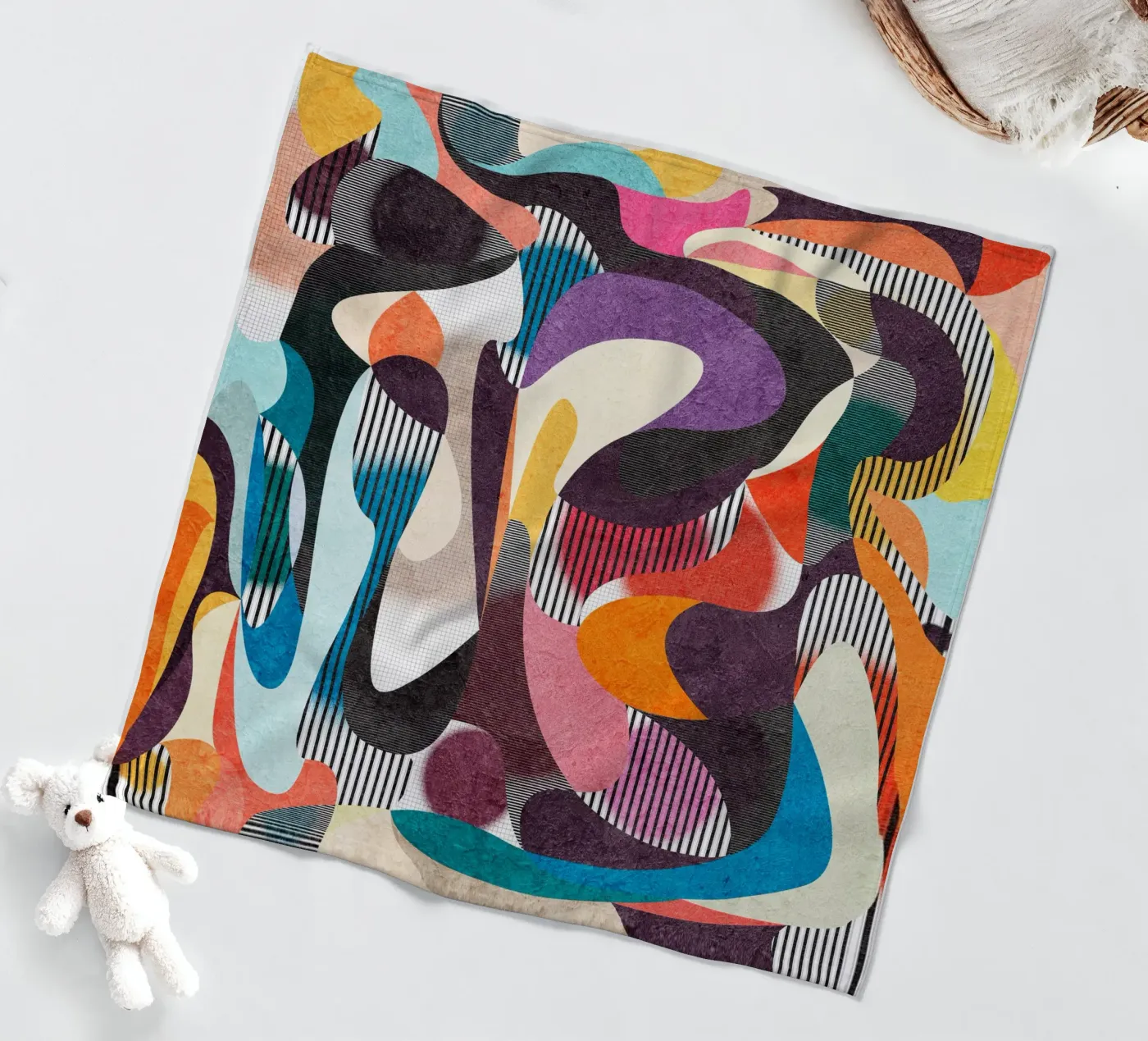 Mesmerized Fleecedecke von Abstract Joy