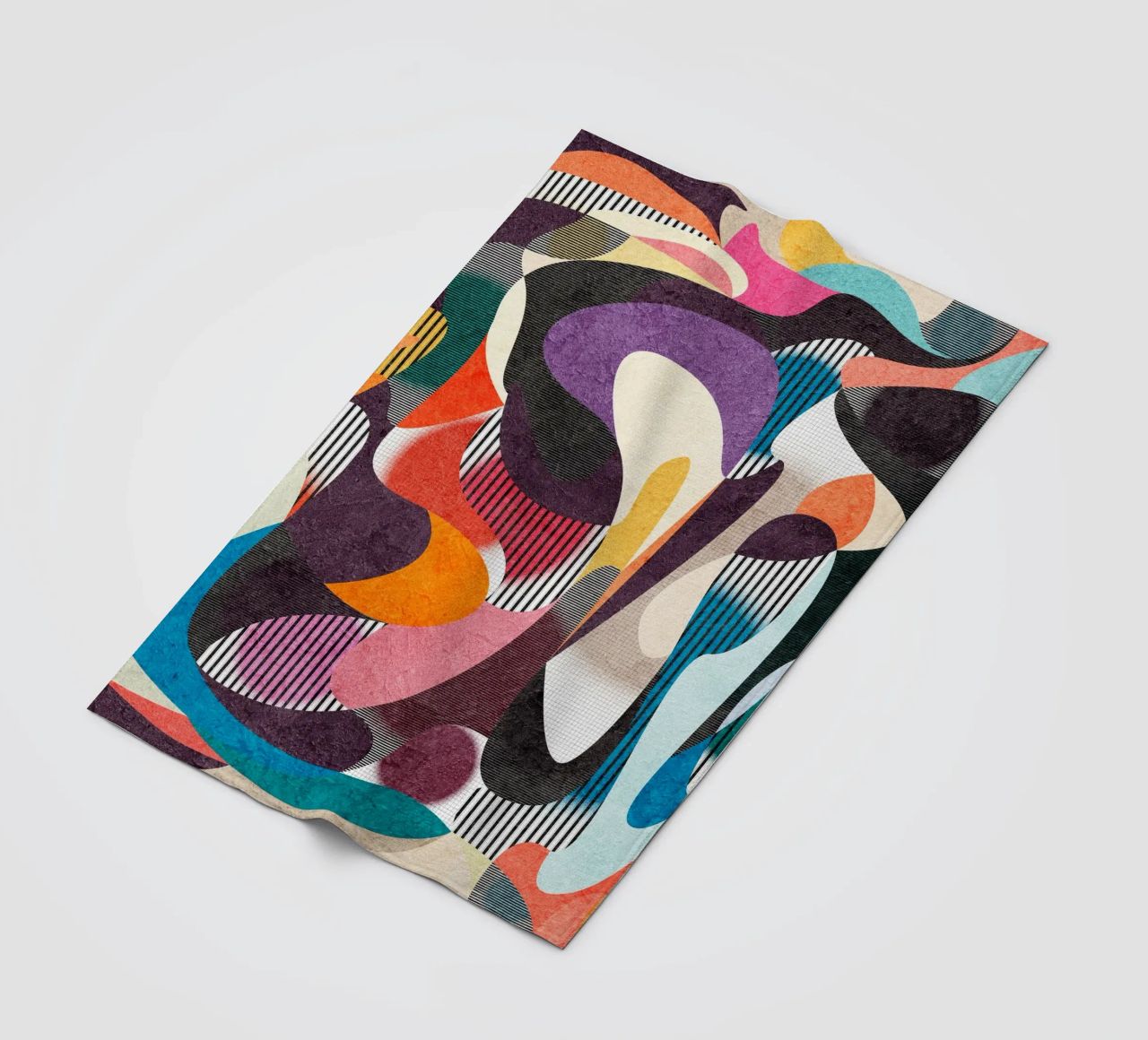 Mesmerized coperta in pile da lovely lines