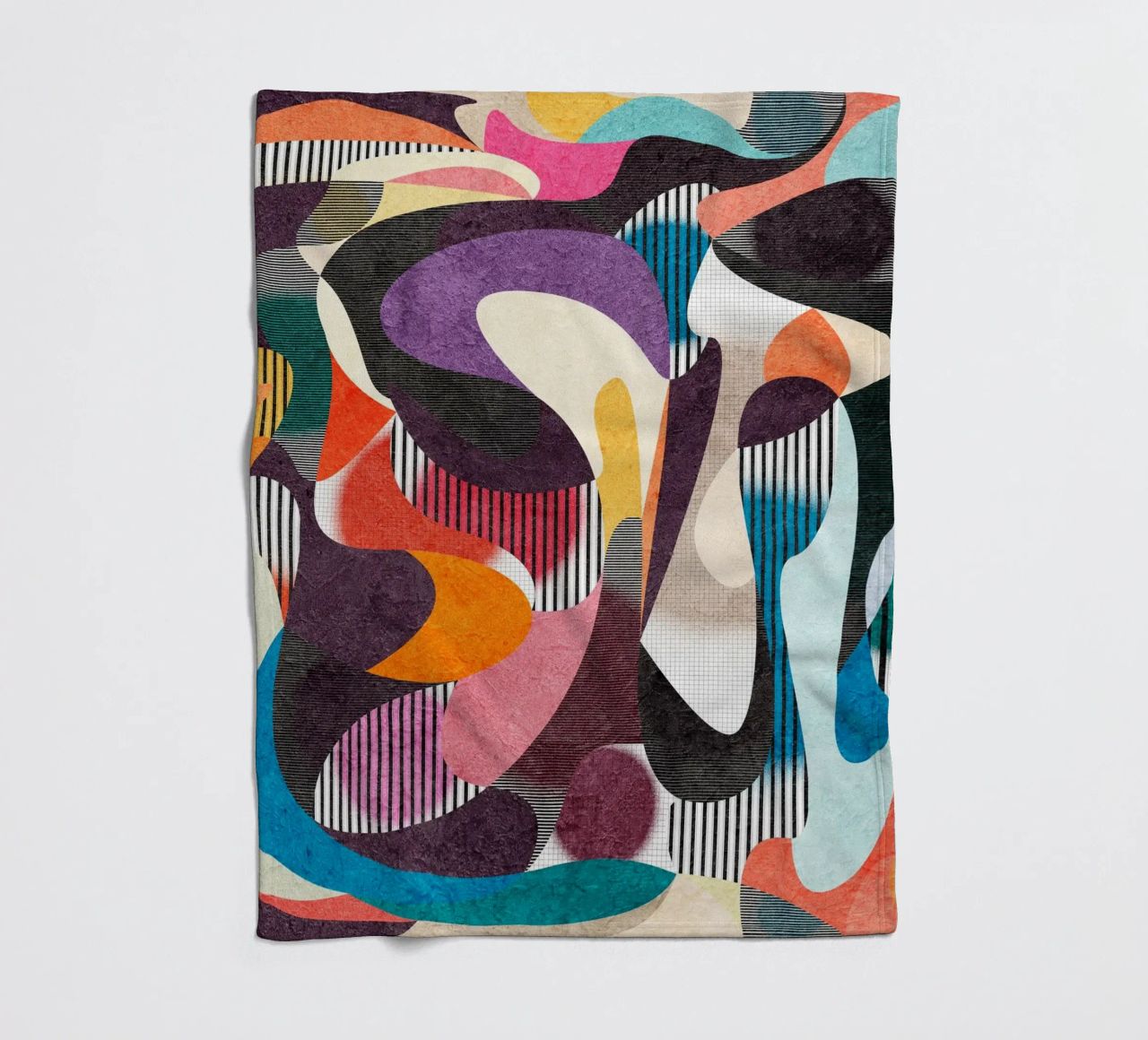Mesmerized coperta in pile da lovely lines