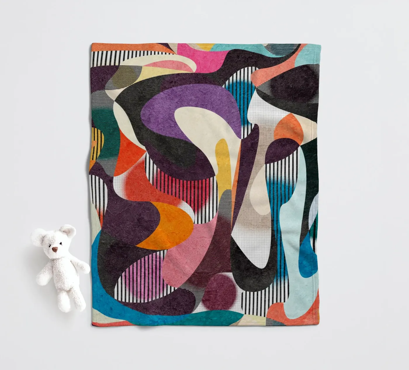 Mesmerized Fleecedecke von Abstract Joy