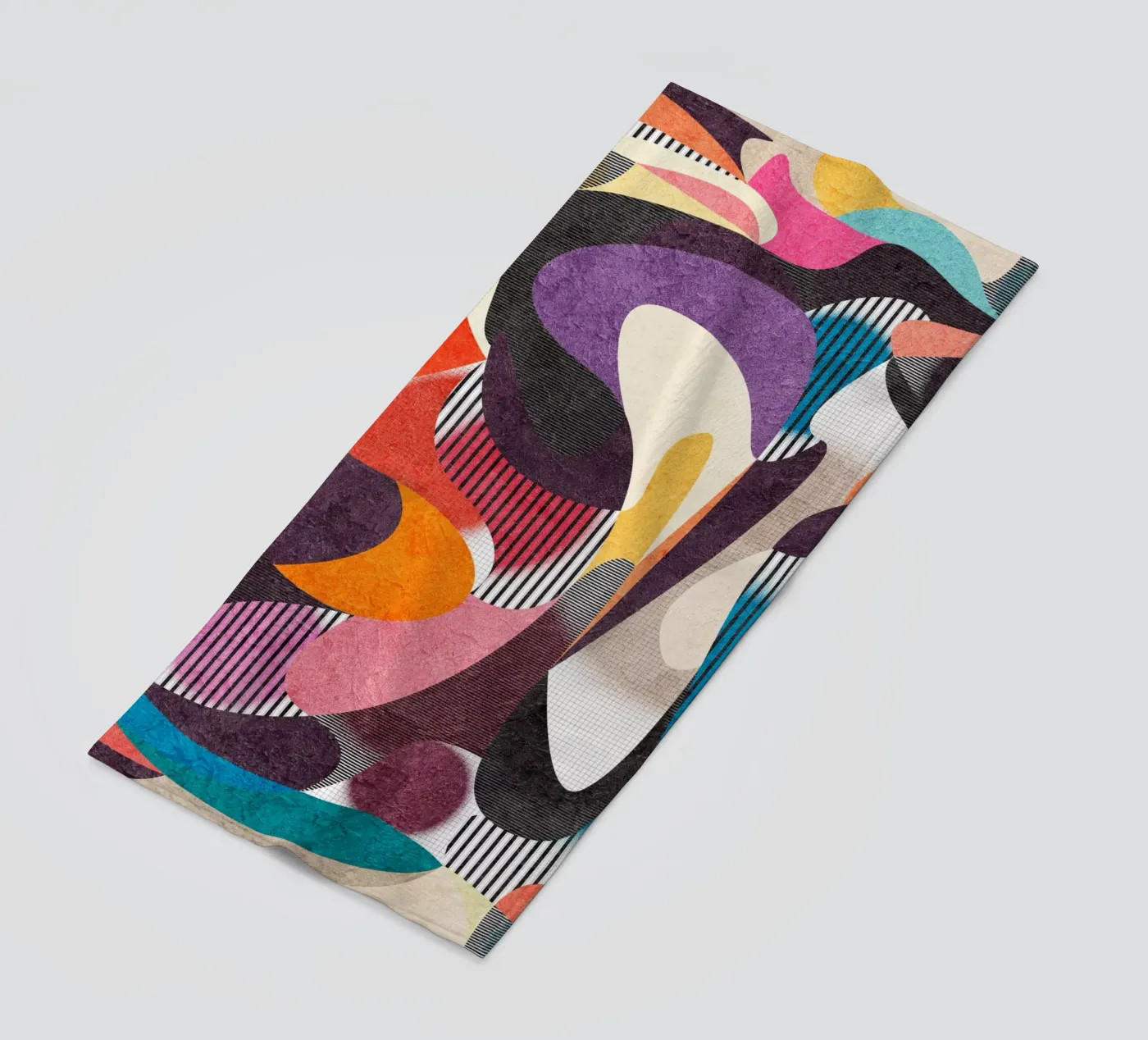 Mesmerized beach towel by Lines Inside