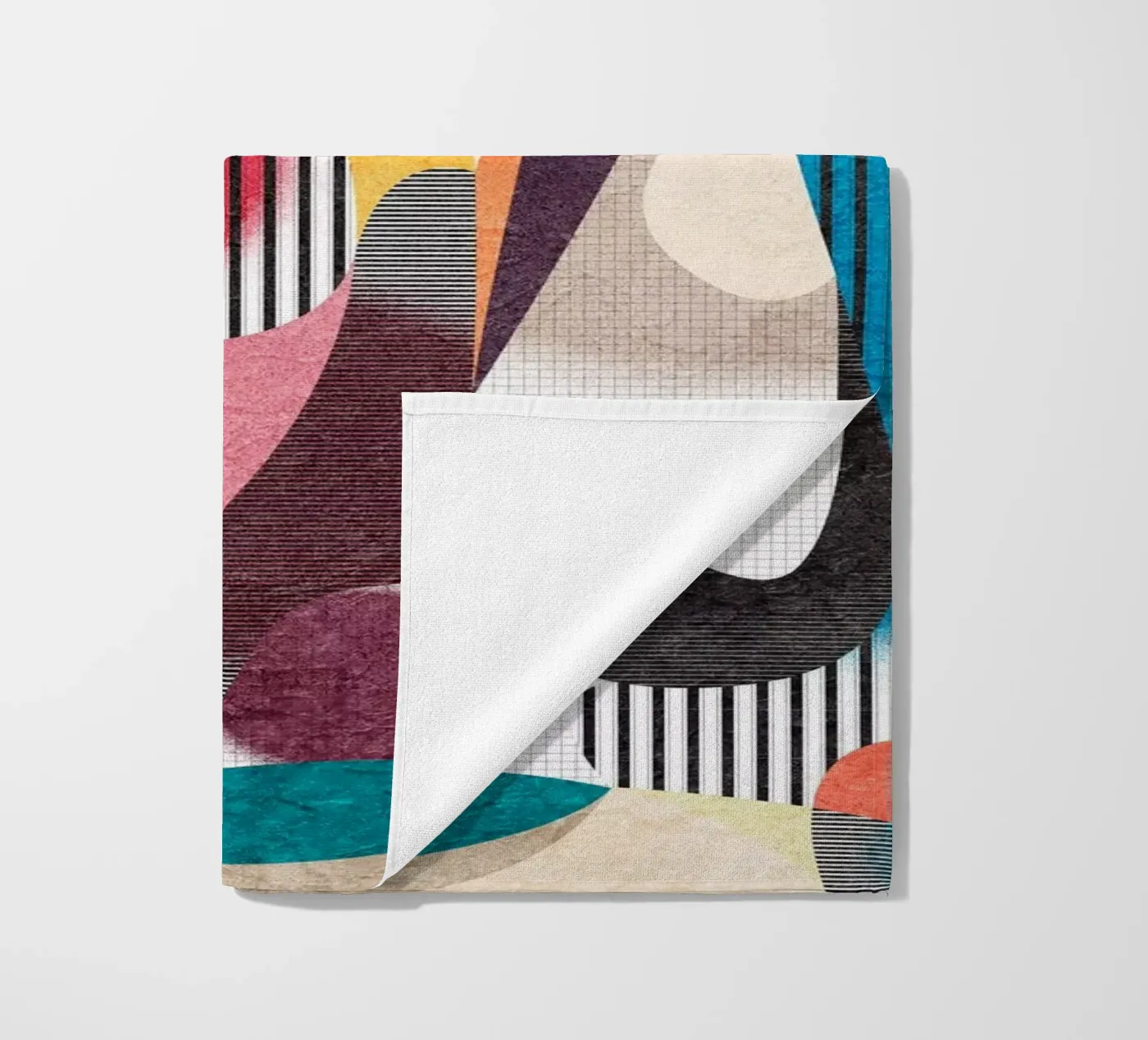 Mesmerized beach towel by Lines Inside