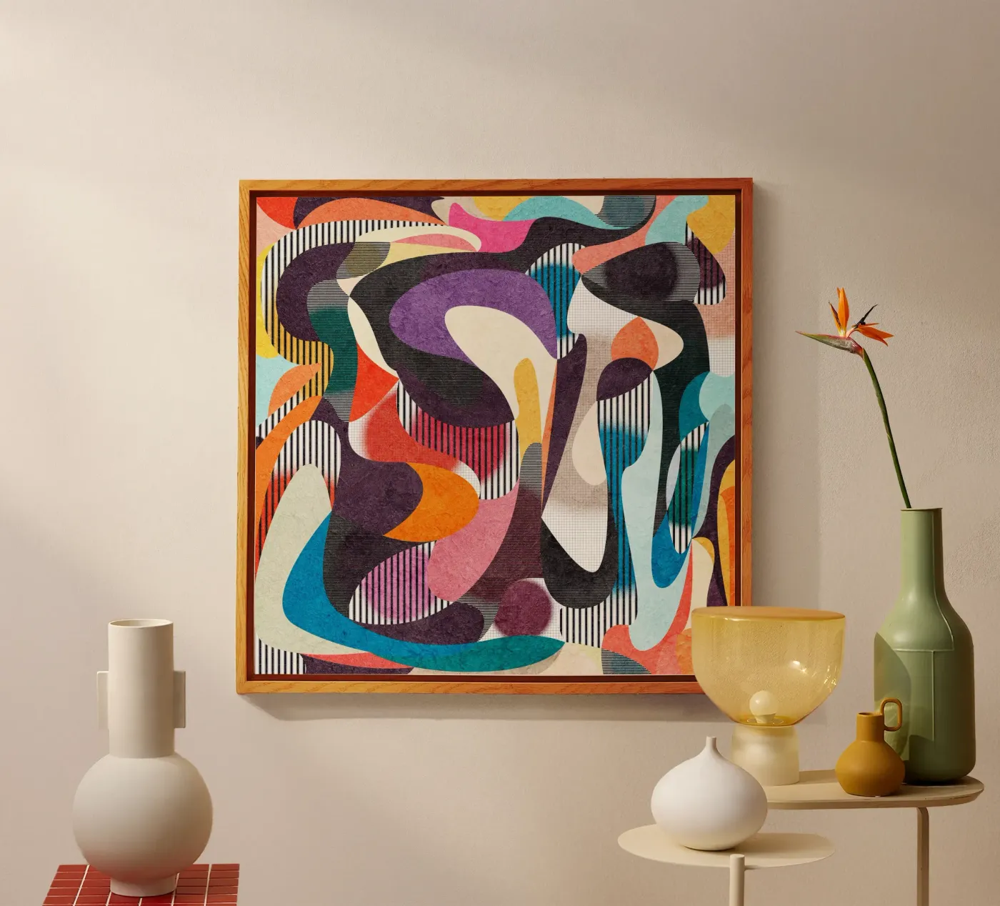 Mesmerized Acryl-Glas von Lines Inside