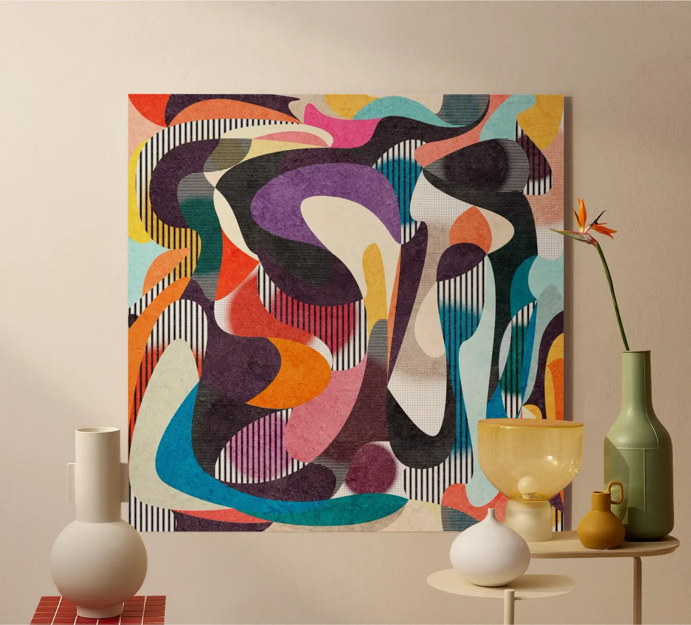 Mesmerized Acryl-Glas von Lines Inside