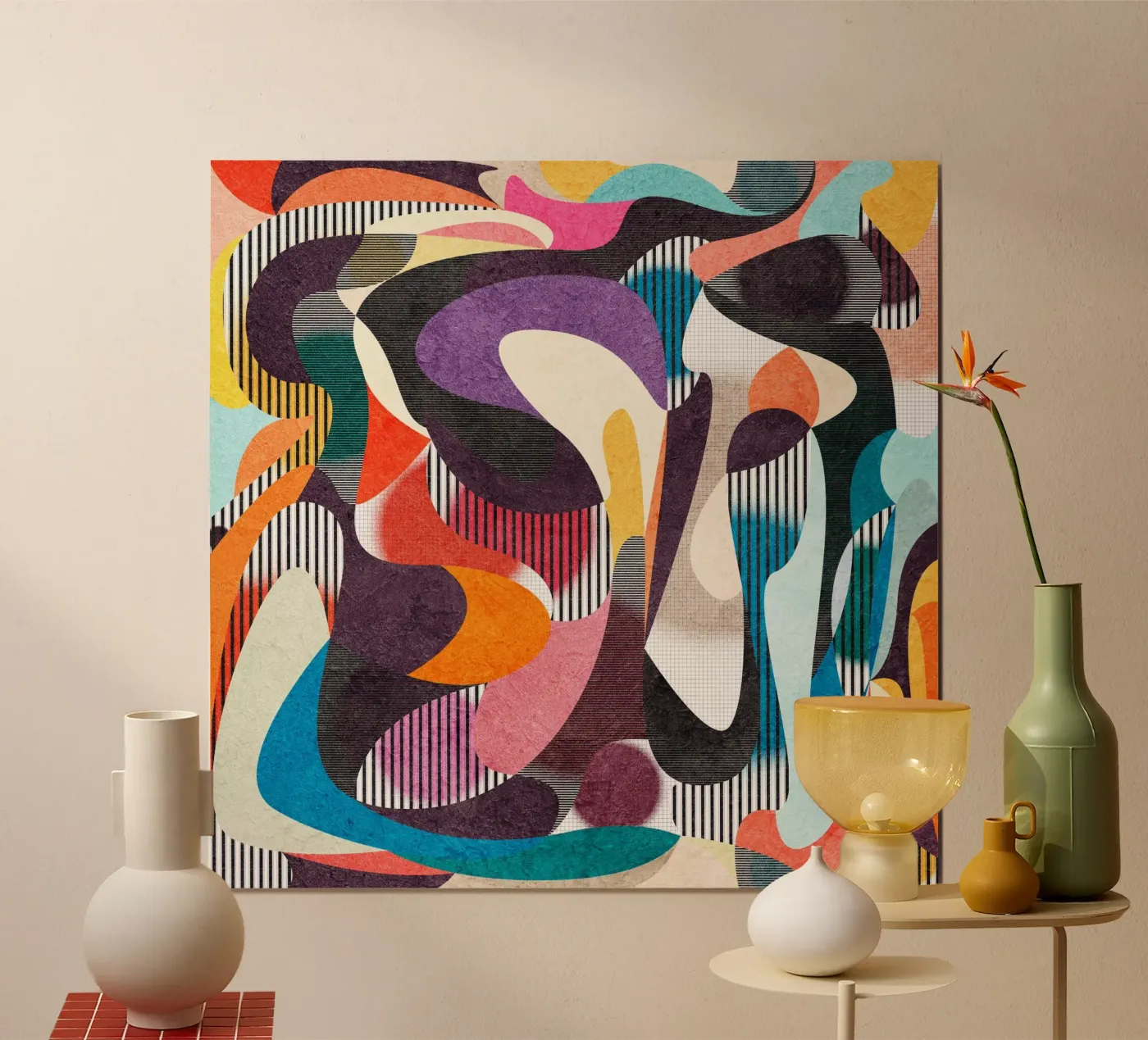 Mesmerized poster de Abstract Joy