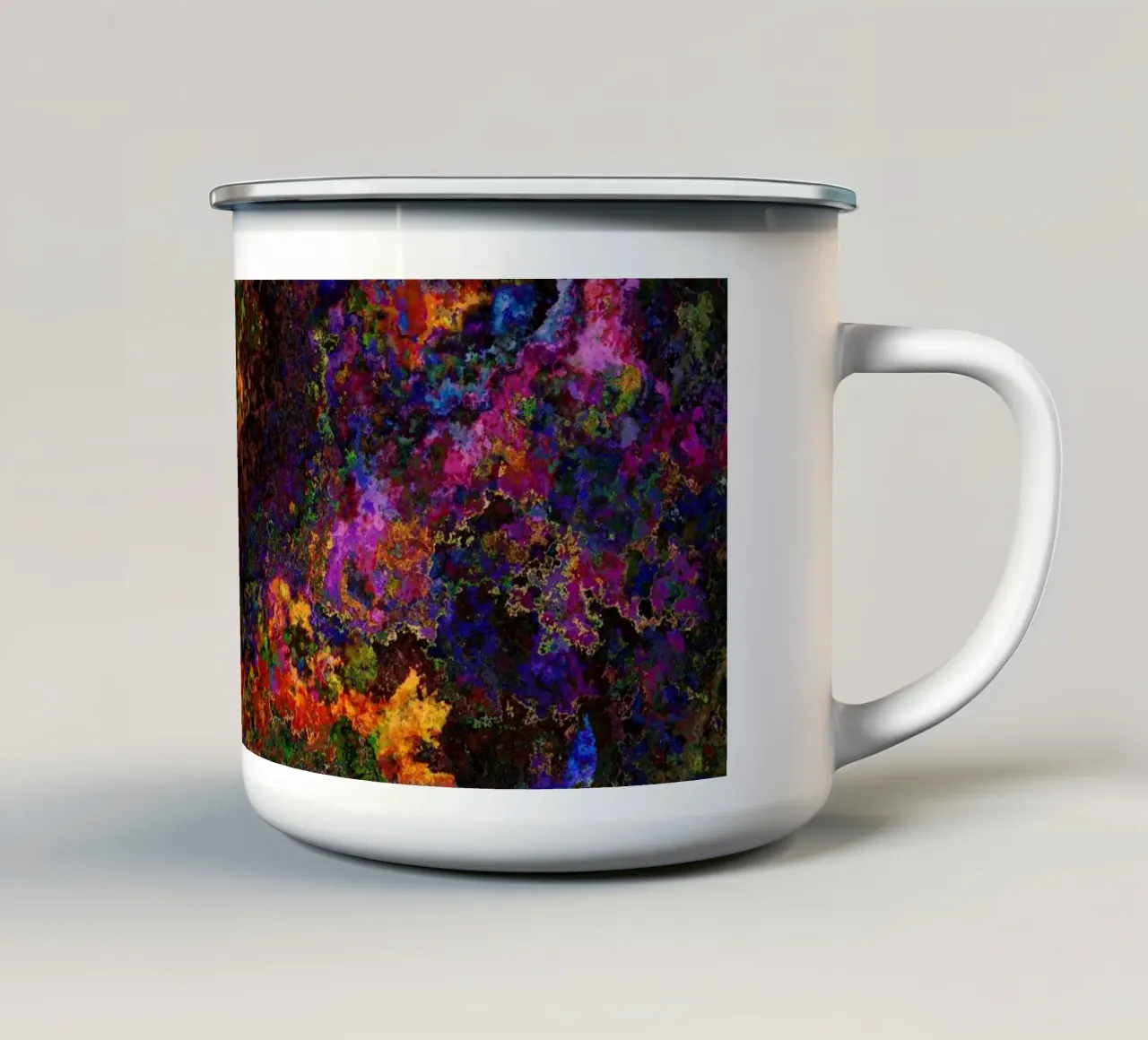 STRENGTH tazza in smalto da shellybremmerabstract