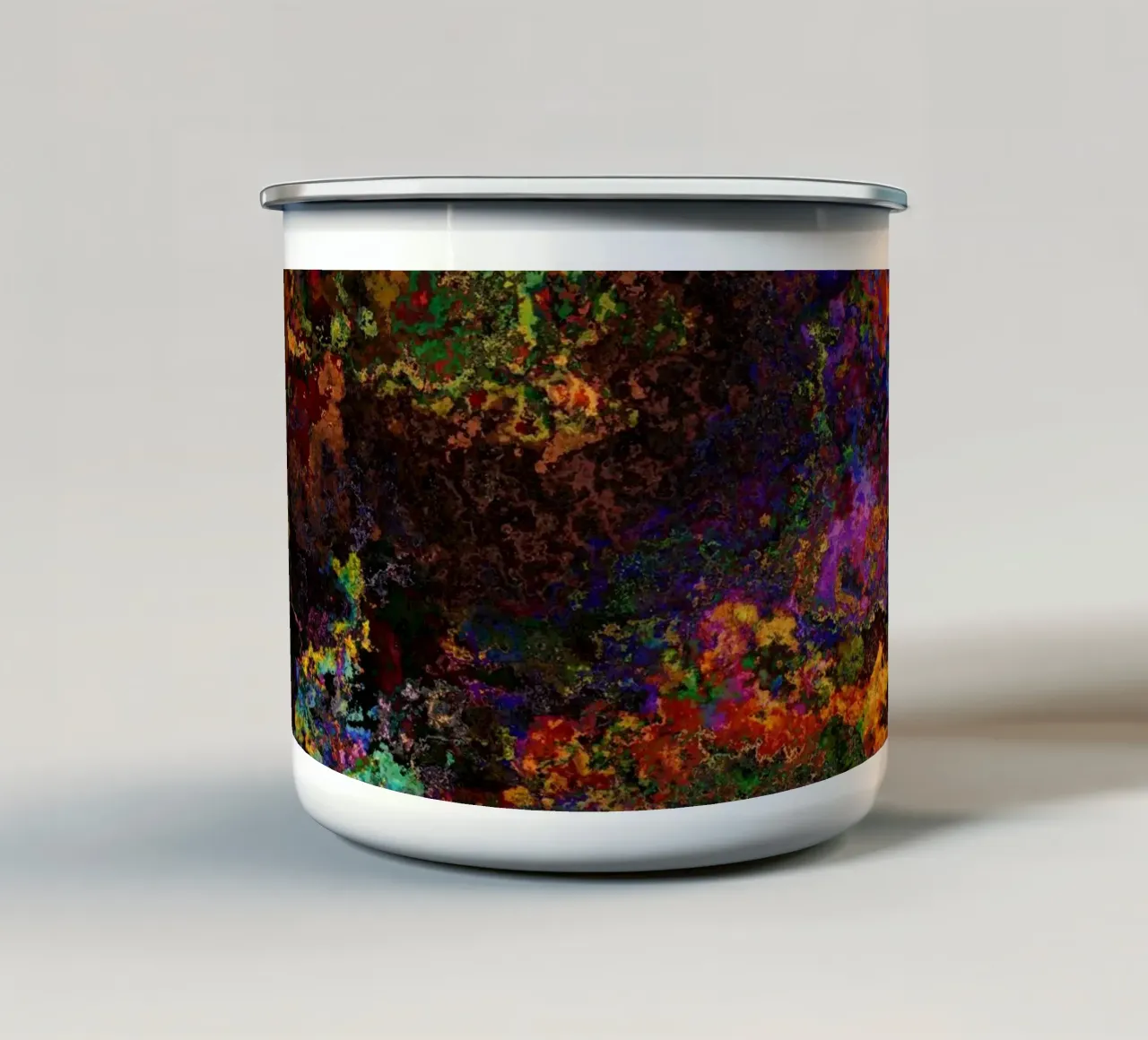 STRENGTH tazza in smalto da shellybremmerabstract