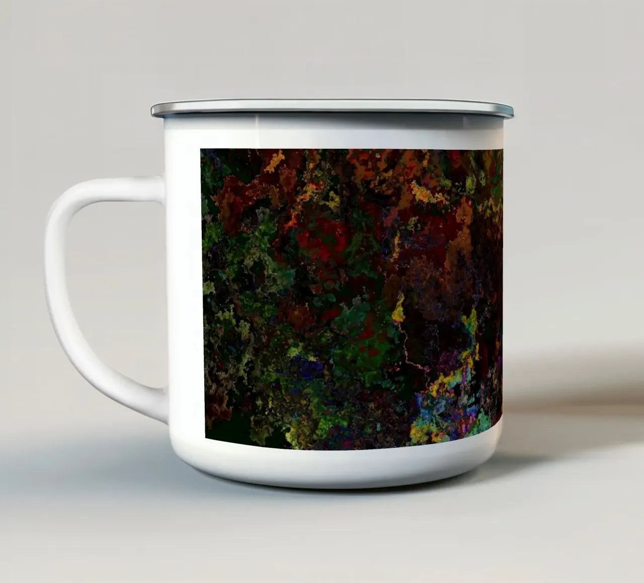 STRENGTH tazza in smalto da shellybremmerabstract