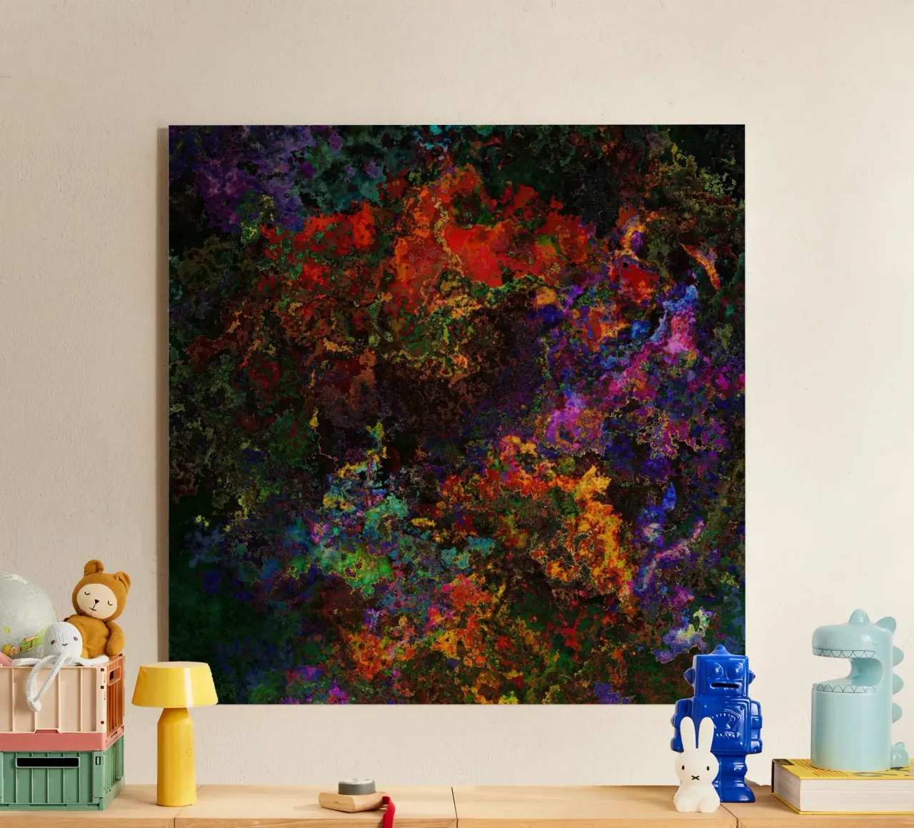 STRENGTH acryl van shellybremmerabstract