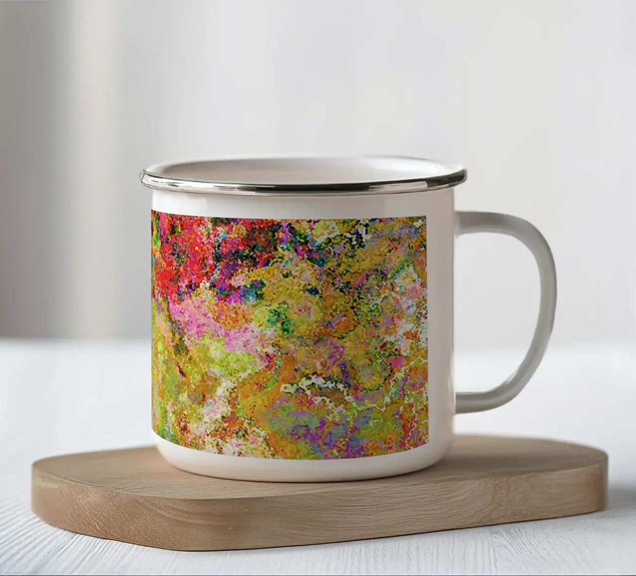 GARDEN tazza in smalto da shellybremmerabstract