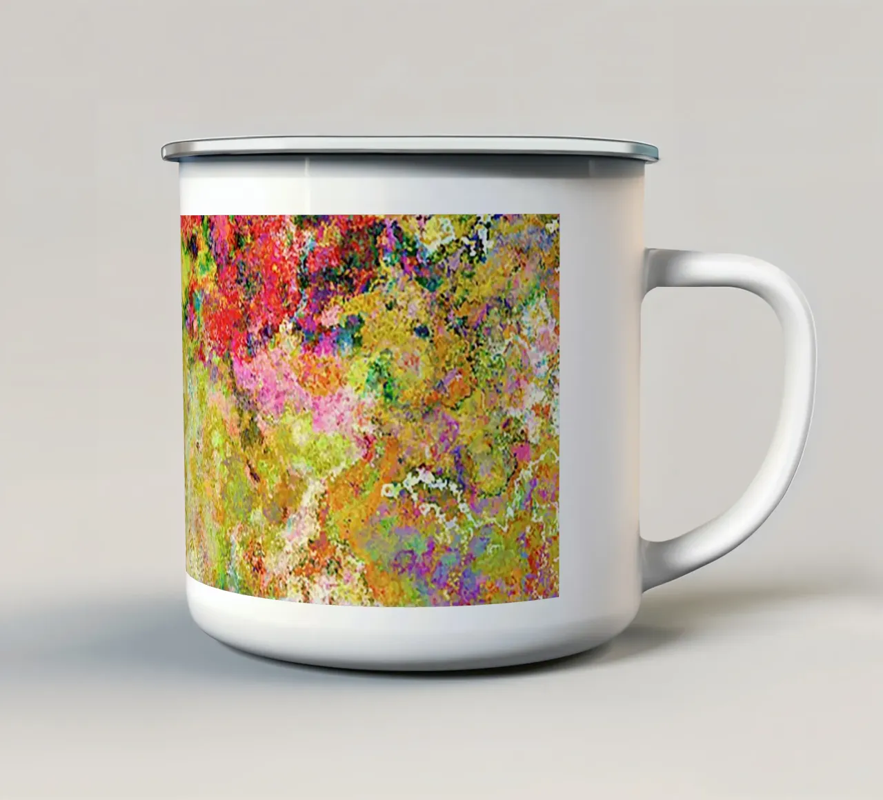 GARDEN tazza in smalto da shellybremmerabstract