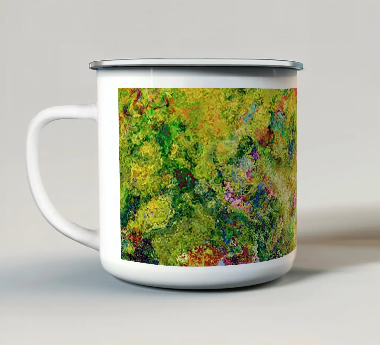 GARDEN tazza in smalto da shellybremmerabstract
