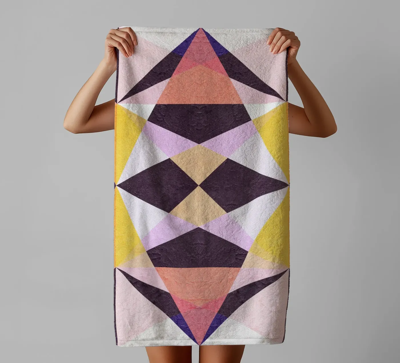 cocoon badhanddoek van Lines Inside