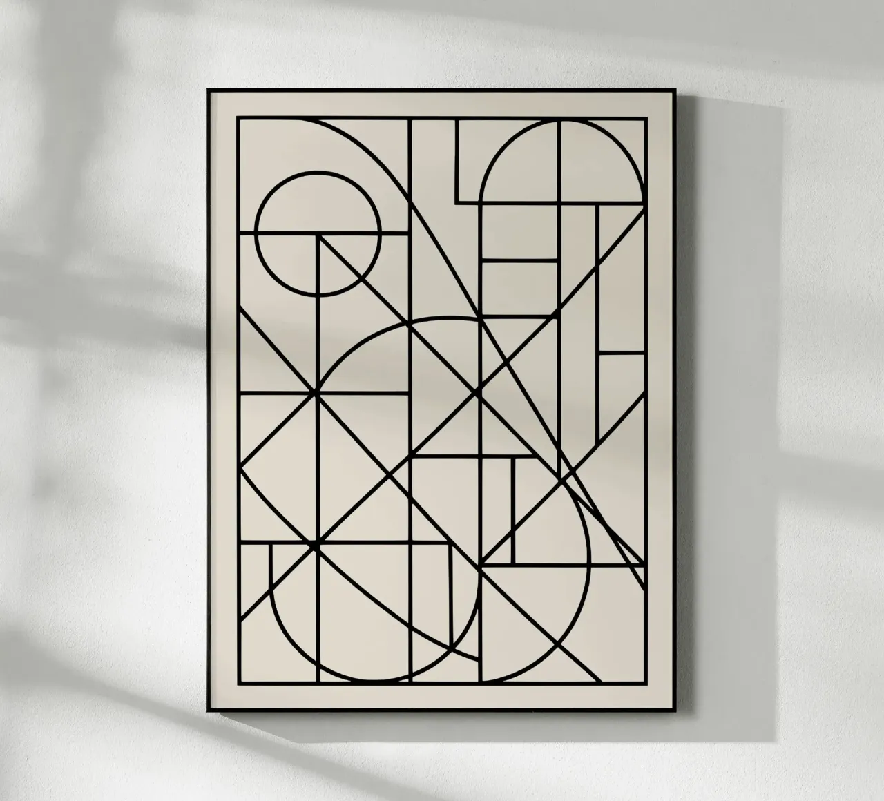 Design geometrico delle linee plexiglass da Life of Pie