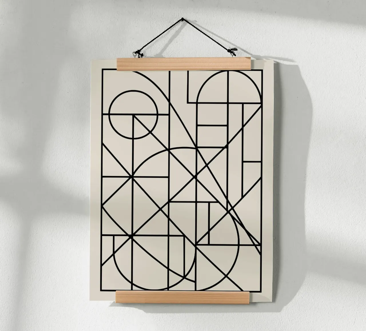 Design geometrico delle linee carta hahnemühle da Life of Pie