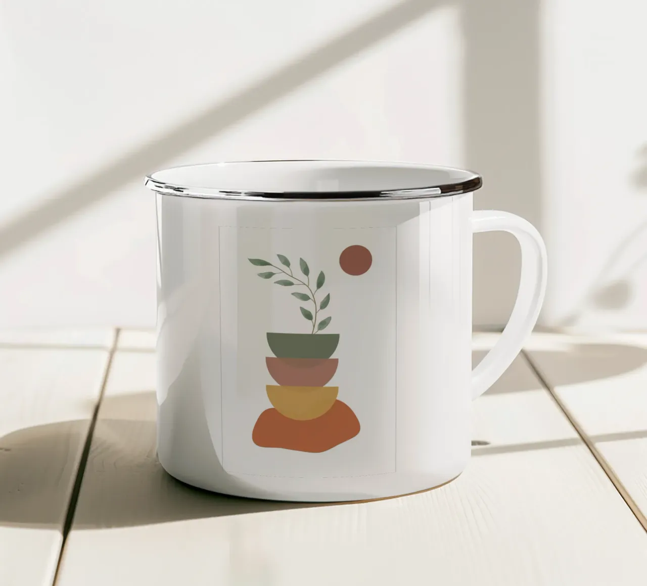 Arte astratta tazza in smalto da DesignArt