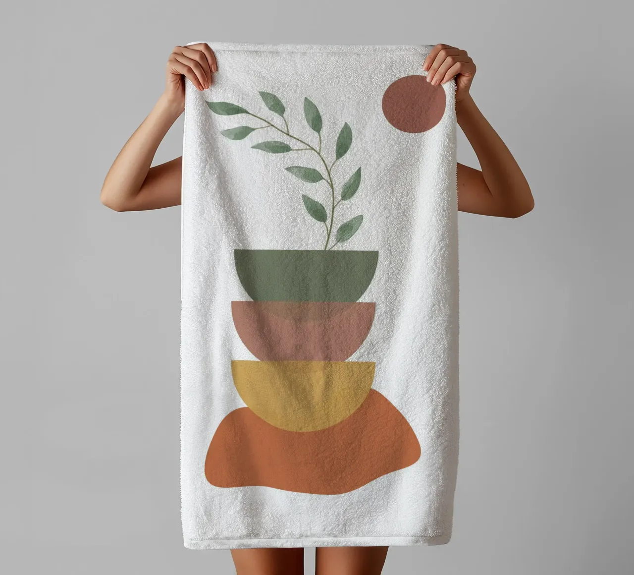 Abstract art towel by DesignArt