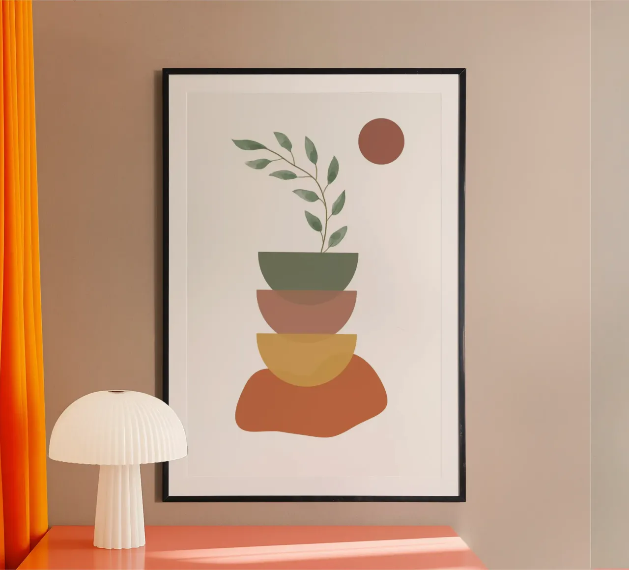 Abstrakte Kunst Poster von DesignArt